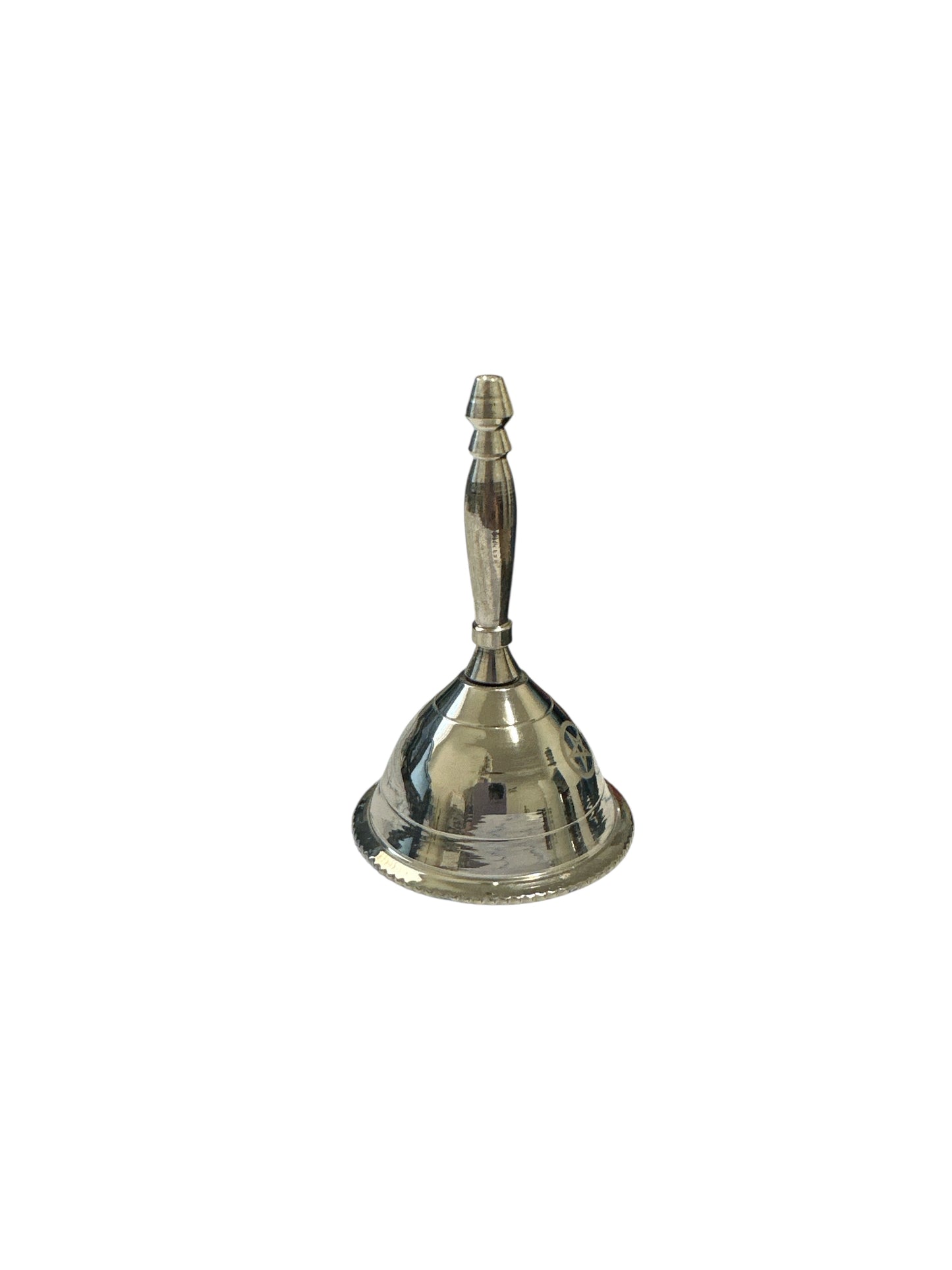 Pentacle altar bell 3"H x 1.5"W