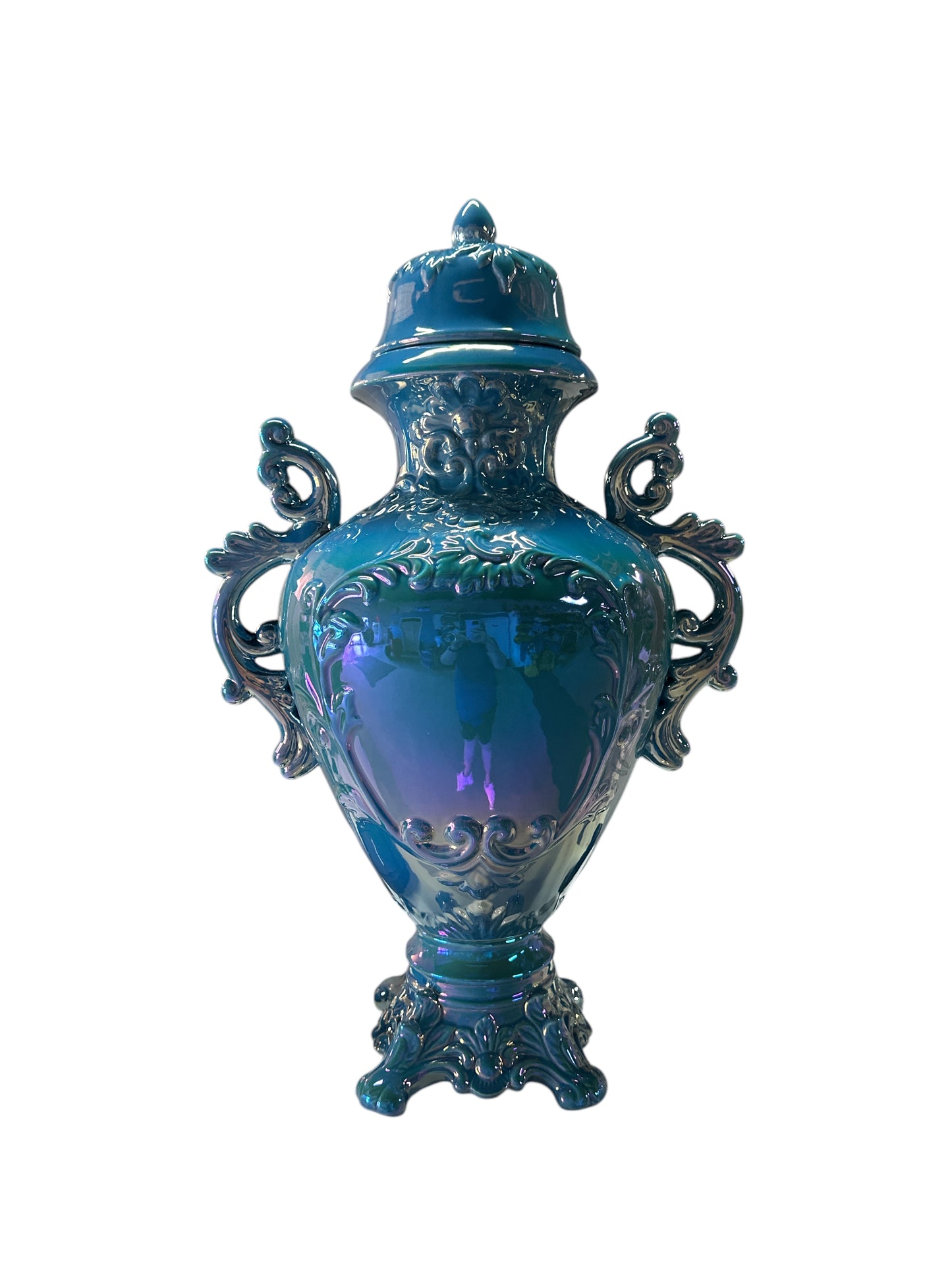 Yemaya Asesu Light Blue Potiche 25”