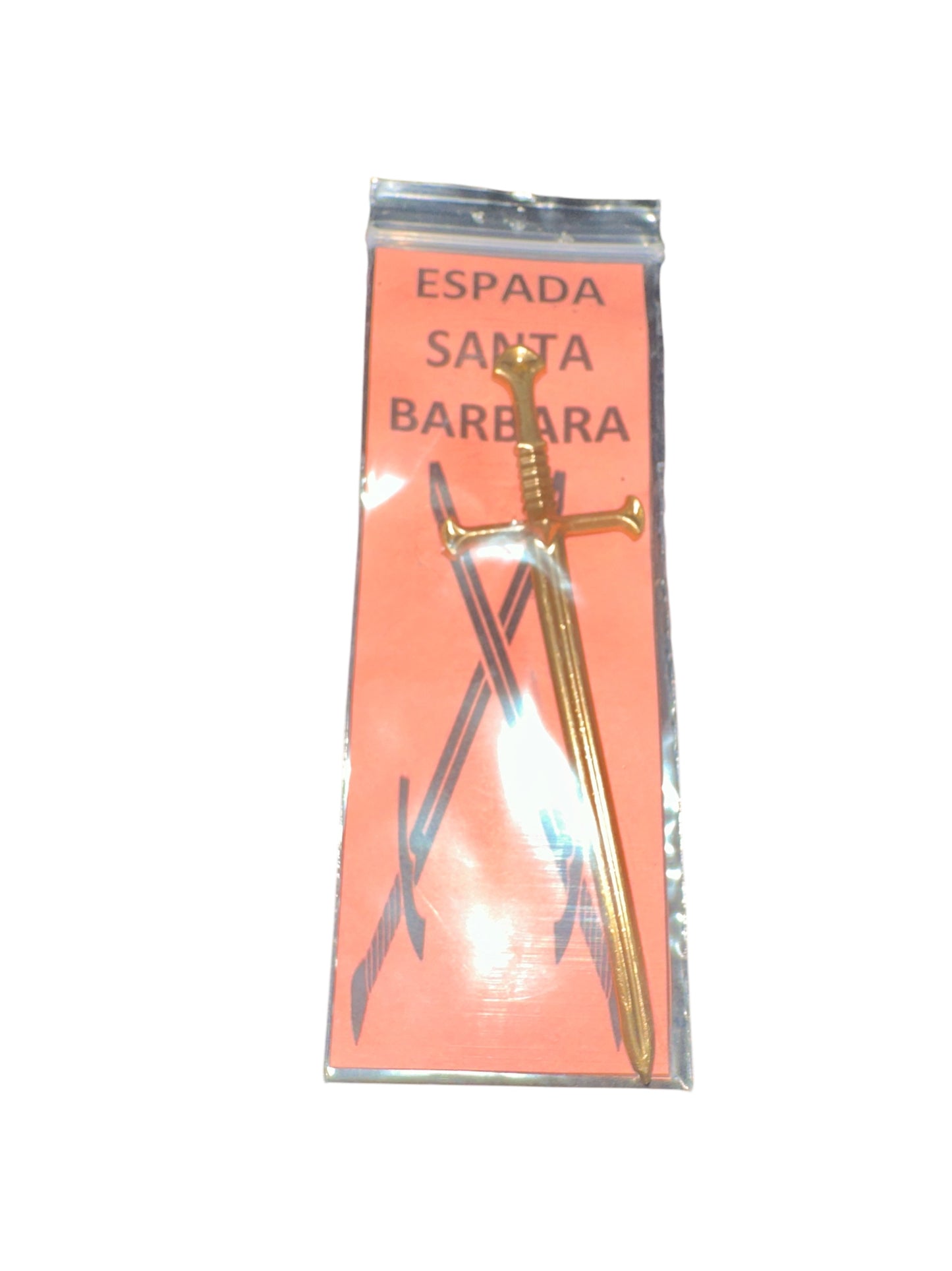Saint Barbara Sword 3.5" gold color