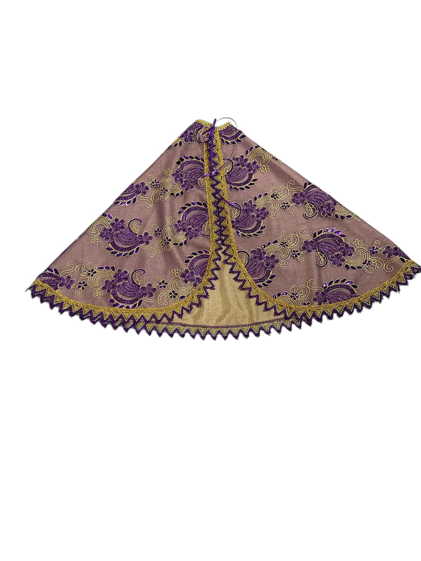 Saint Lazarus sack and lace cape 36"