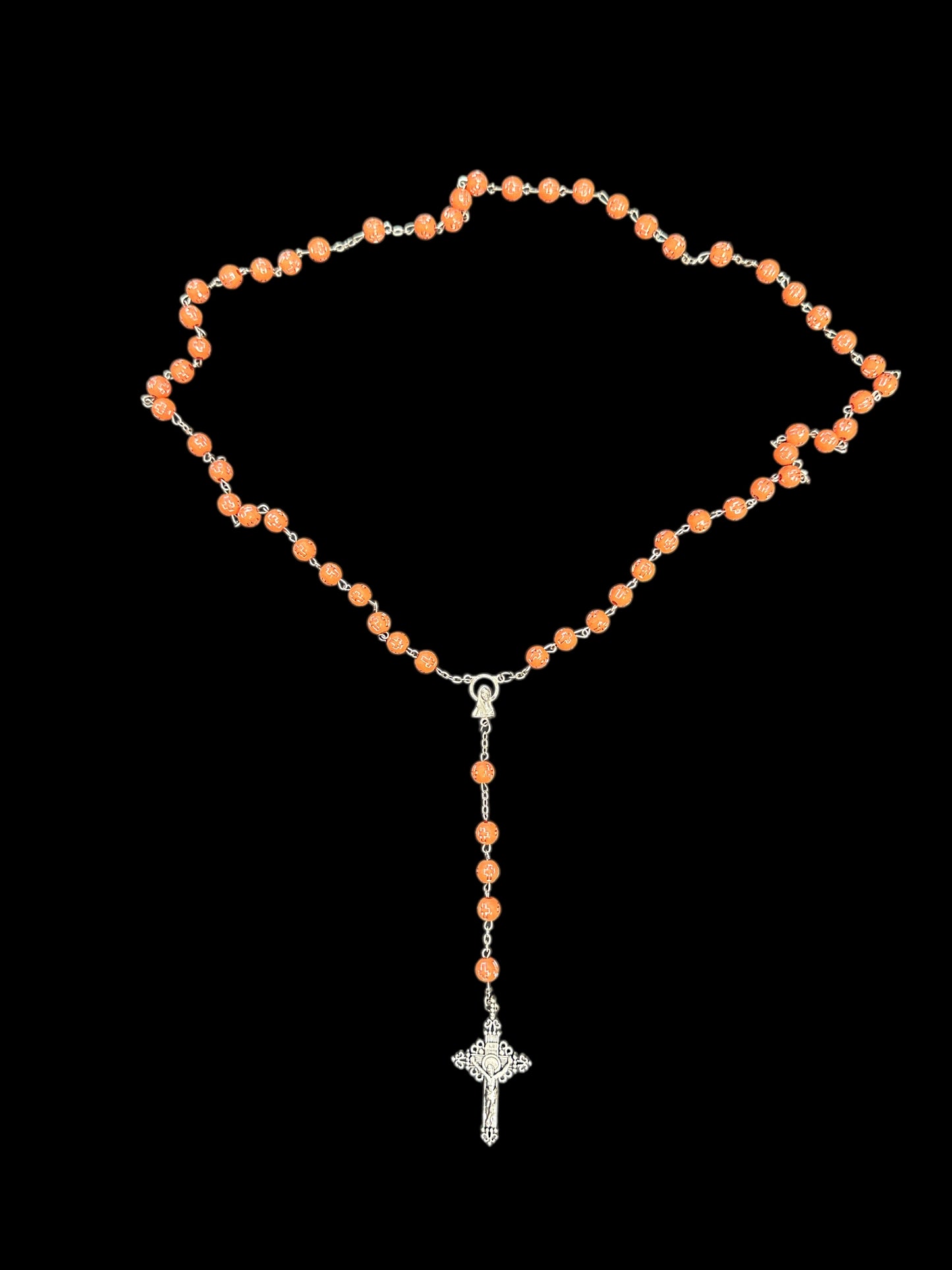 Rosary Catholic Crucifix Cord 21" Long