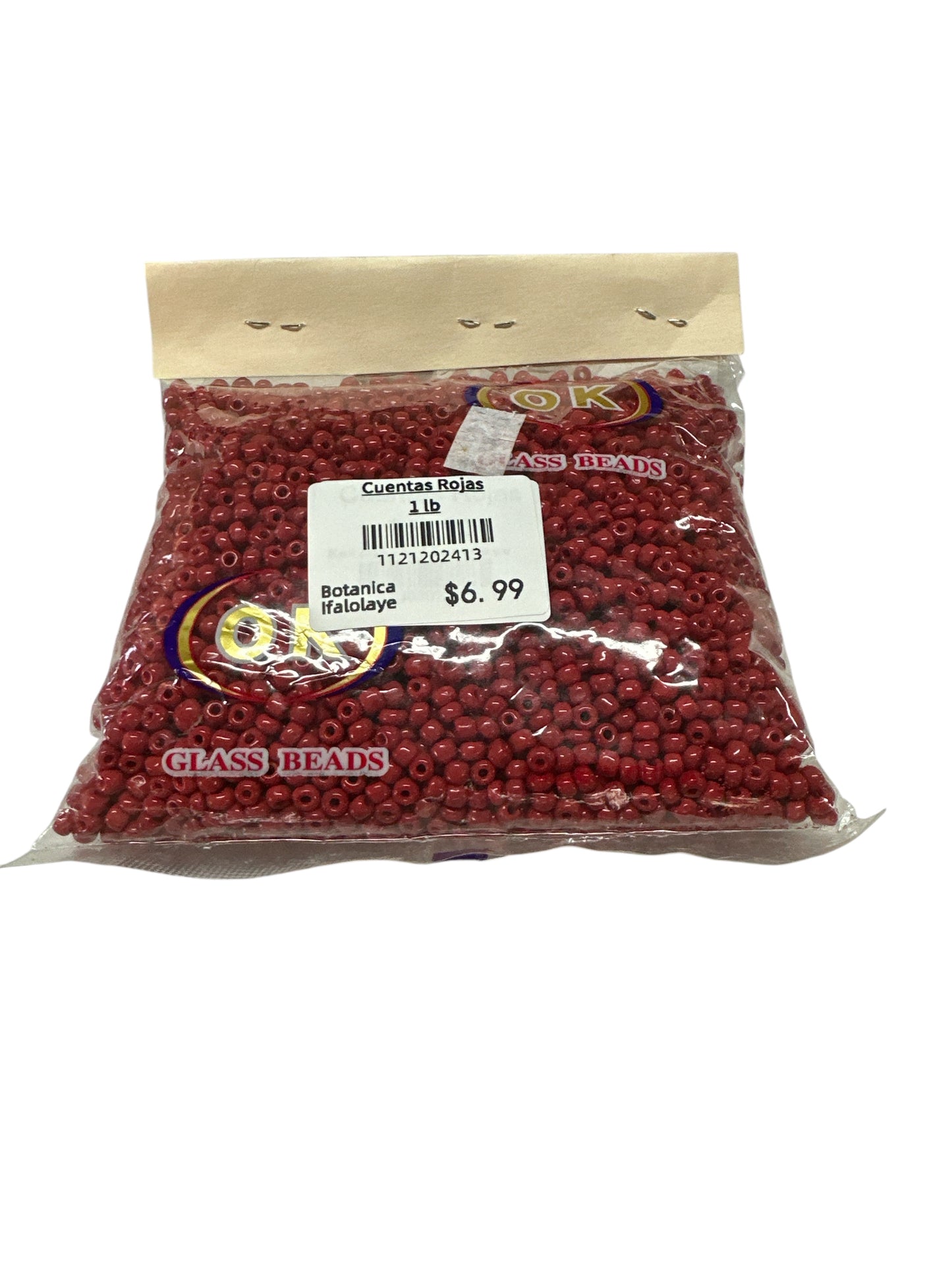Red Beads 1 lb