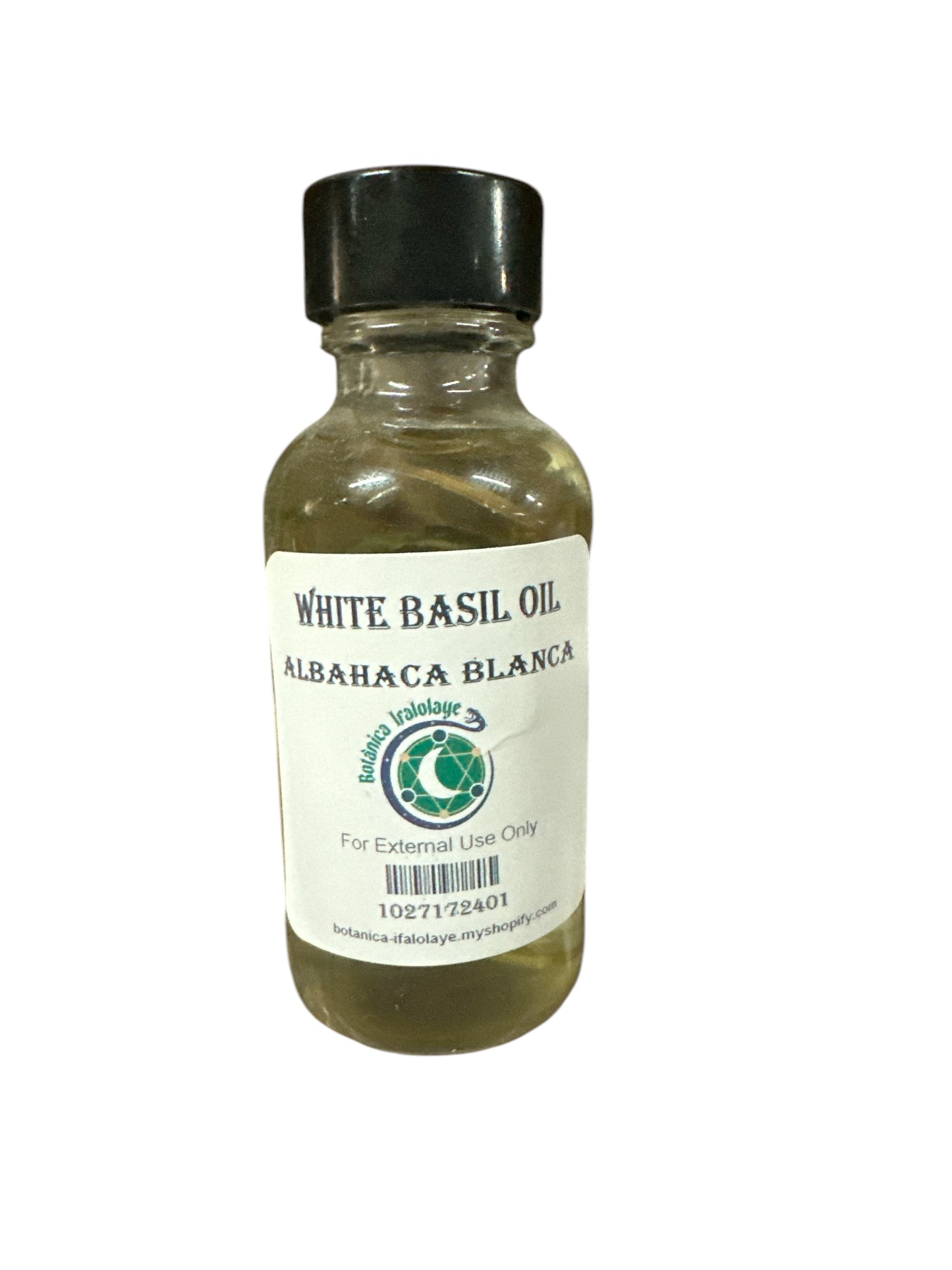 White Basil Oil 1 oz (Aceite Albahaca Blanca)
