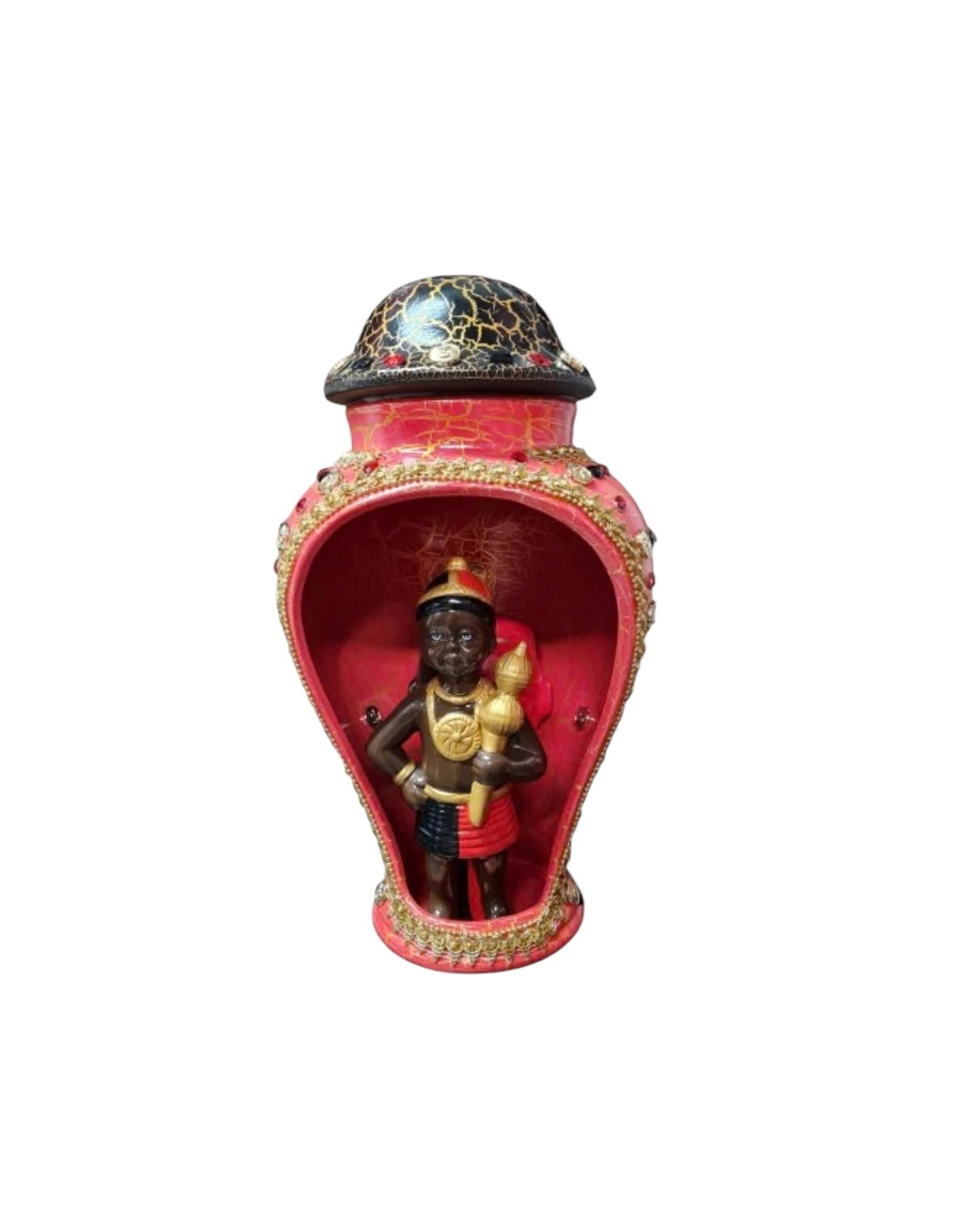 Elegua ceramic house 17"x 9"