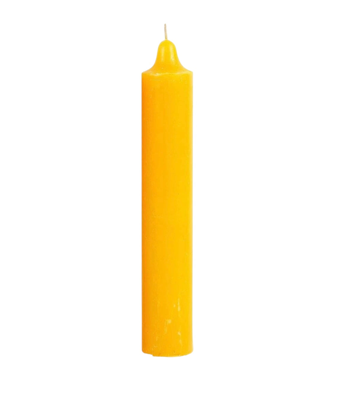 Yellow Jumbo candle 9”x 1.5”