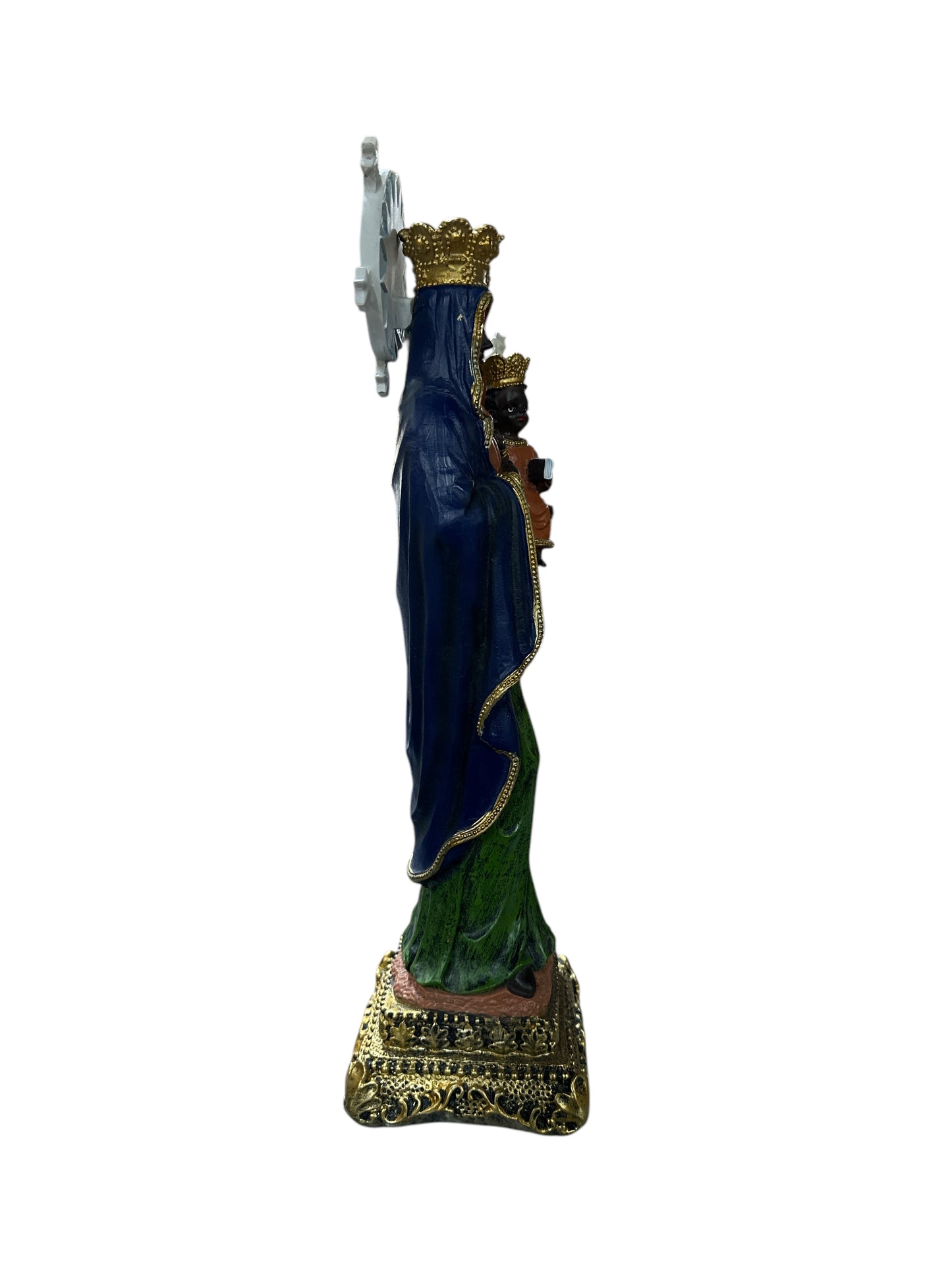African Saint Bárbara / Ezili Dantor Statue 18”
