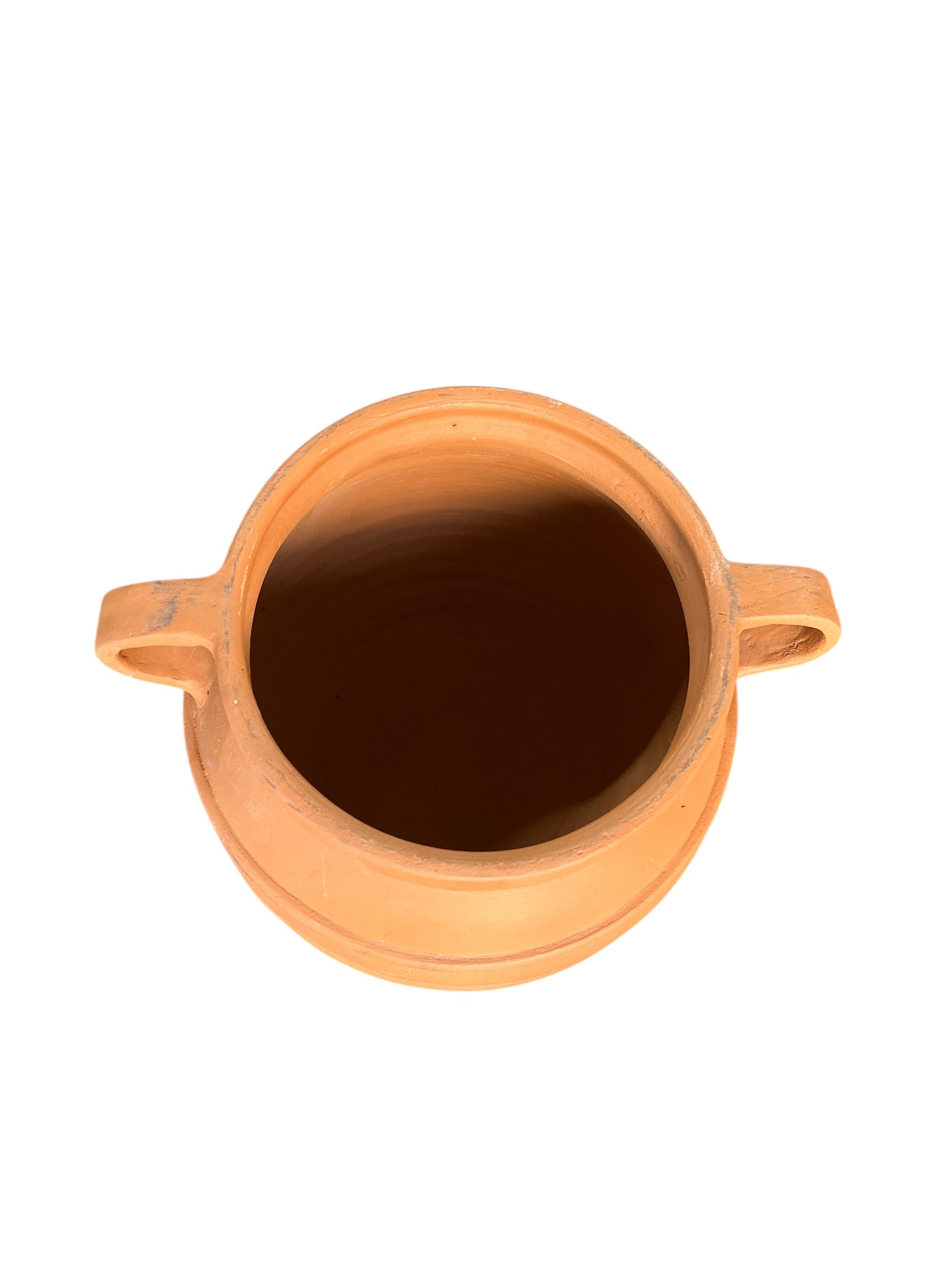 Clay Cauldron with 3 Legs 14"H x 12"W