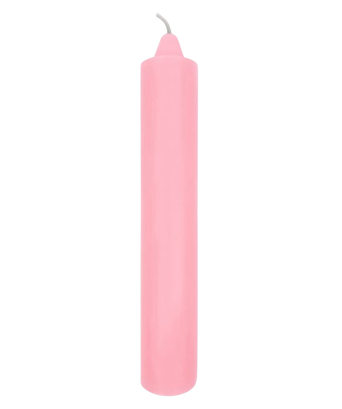 6" Pink tape candle