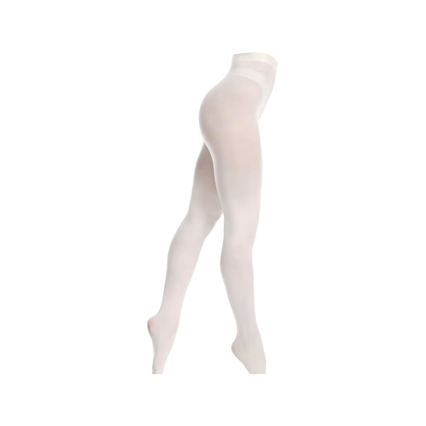 Pantyhose White color One Size ( 1 pair)