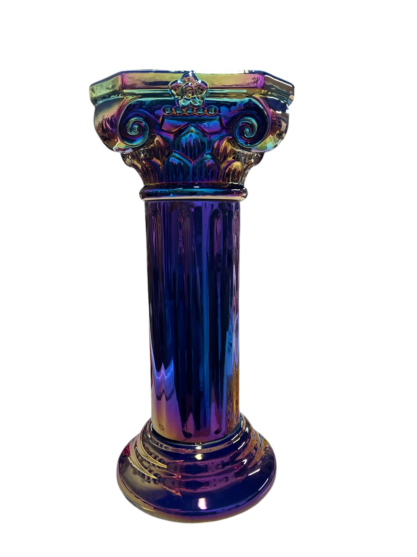 Yemaya Blue Pedestal 23"x 10"
