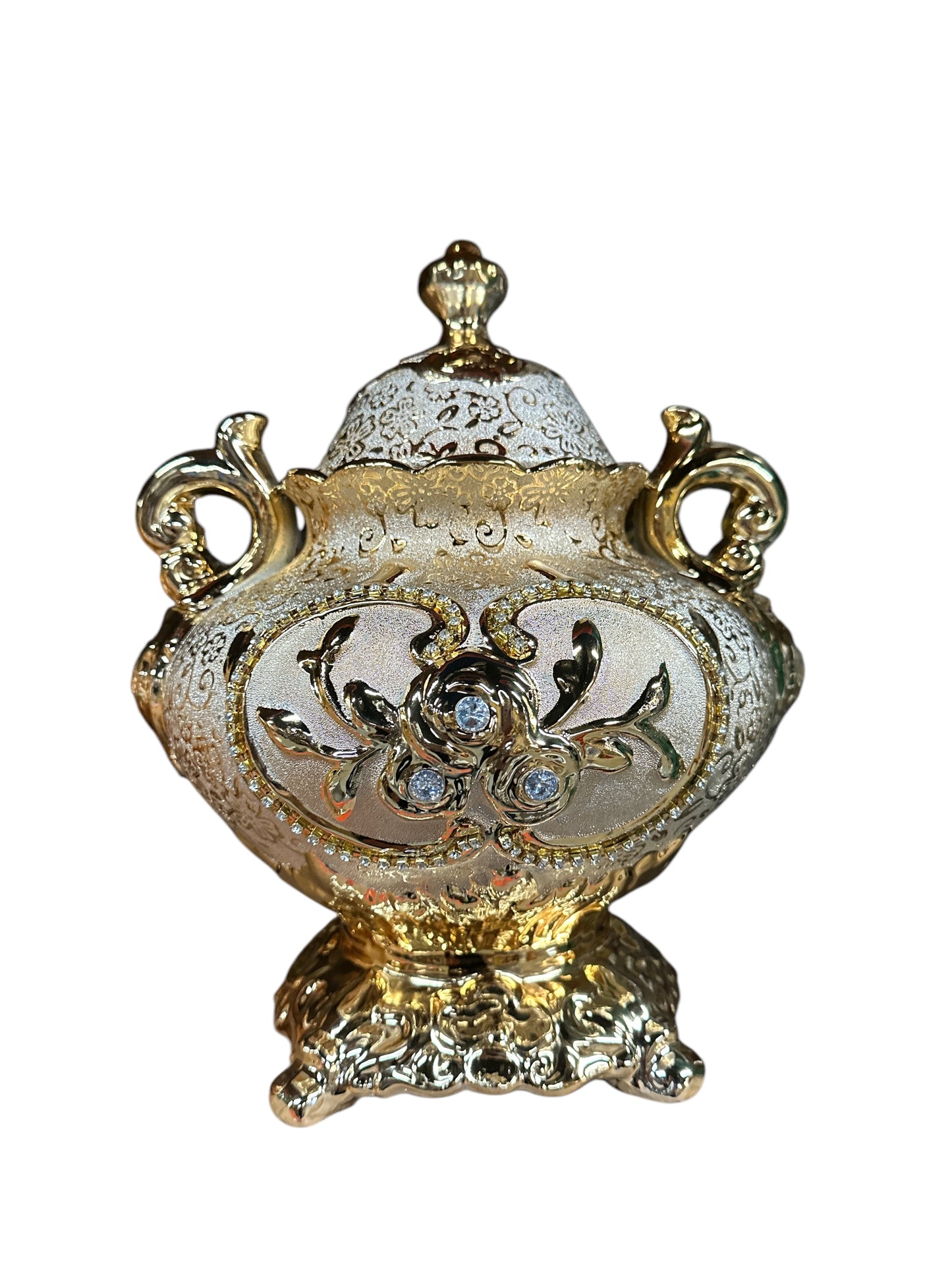 Ochun Gold tureen 13"x 11"