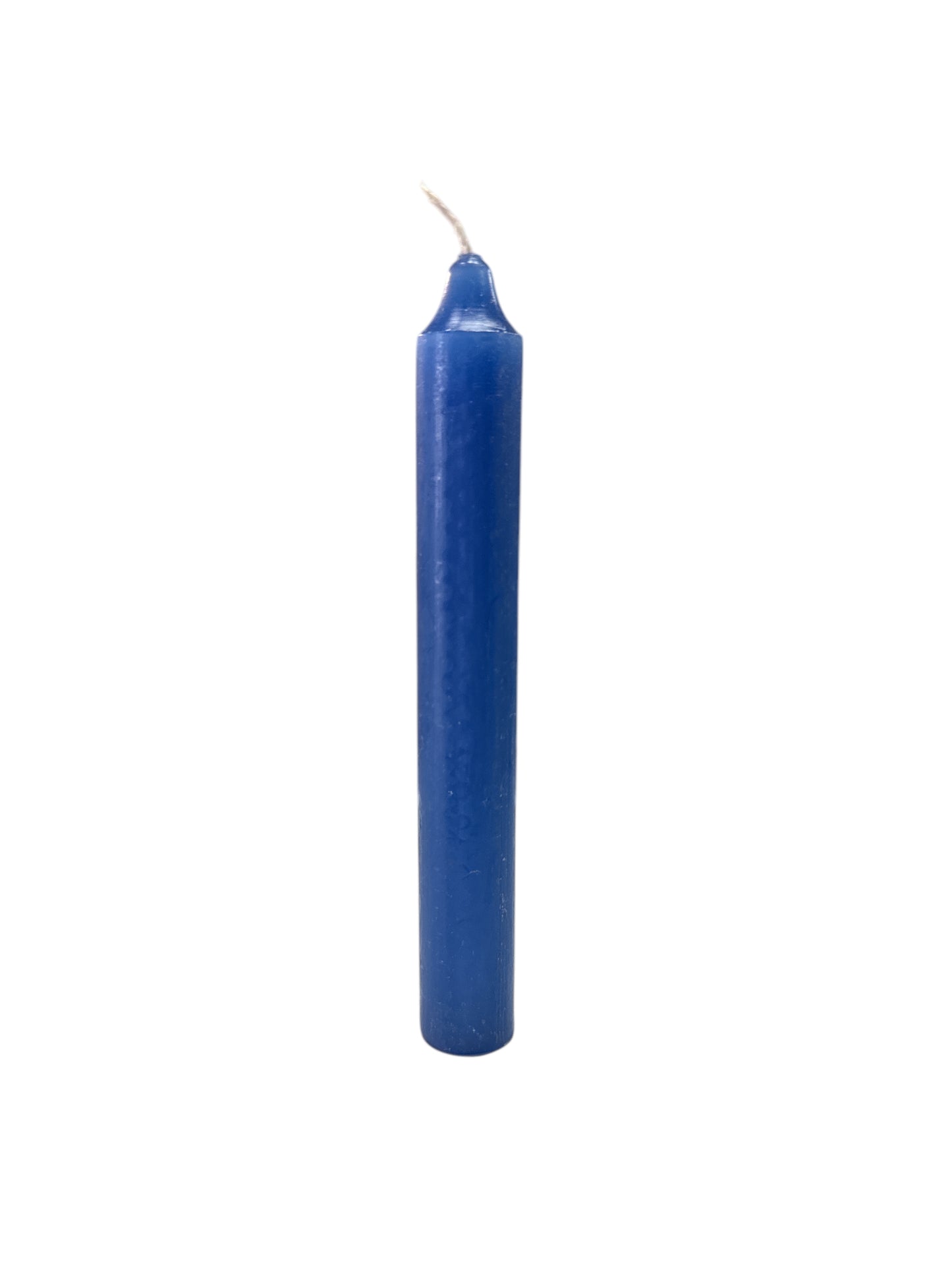 6" Blue Tape Candle