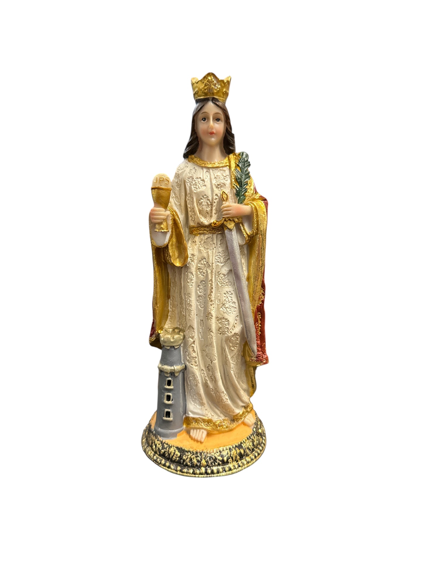 Saint Barbara statue 8"