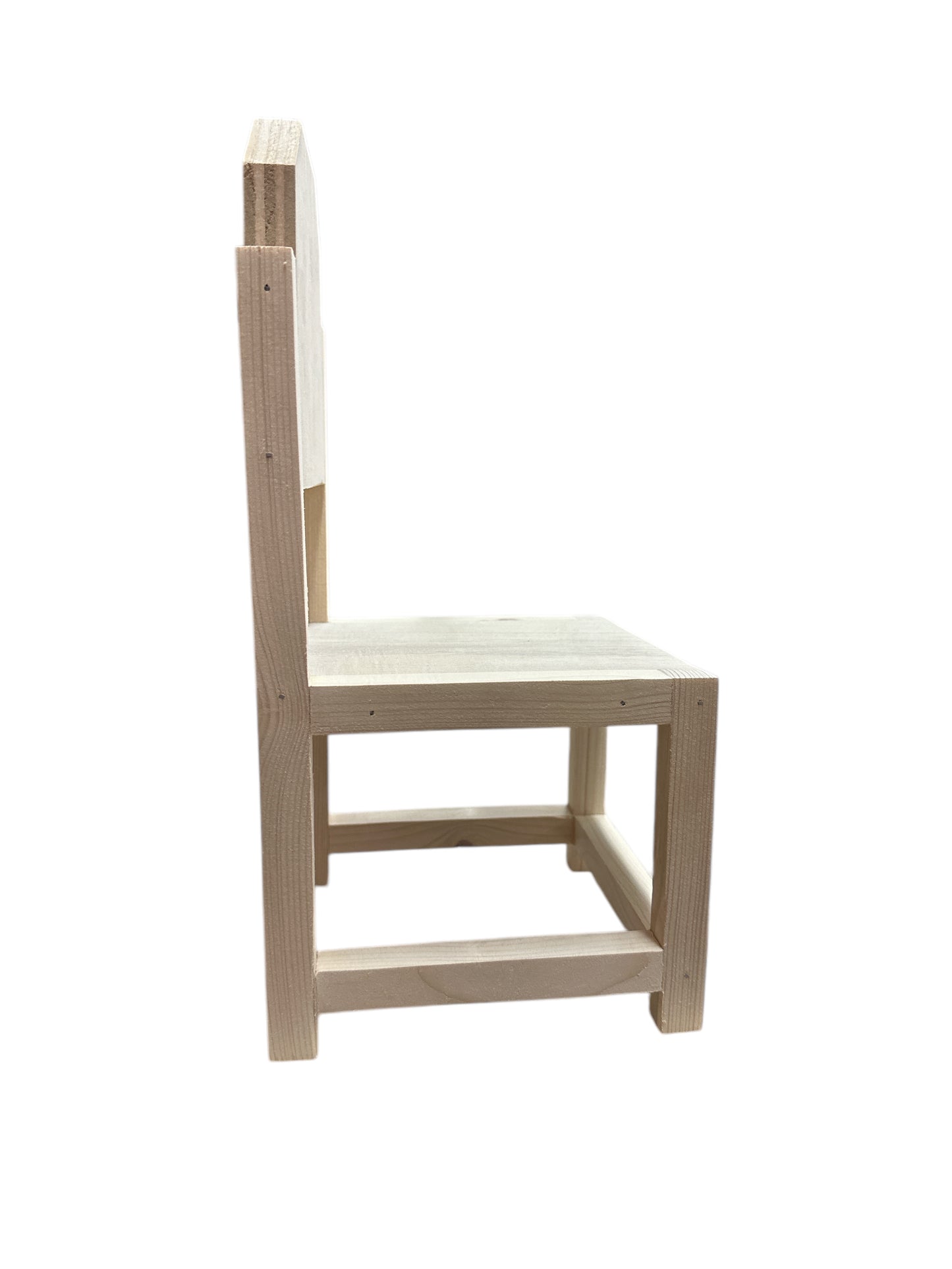 Wooden Chair (Taburete) 12"x 6"