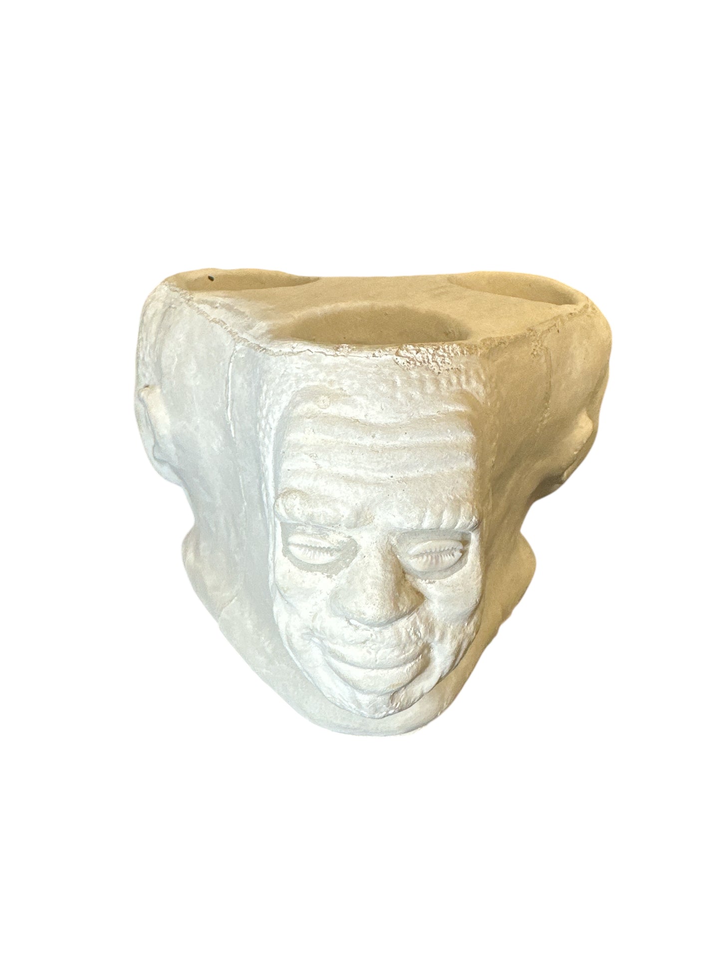 Elegua with 3 faces made of cement 5"H x 6" W