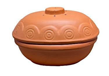 Clay Casserole 9"H x 14"L x 11"W