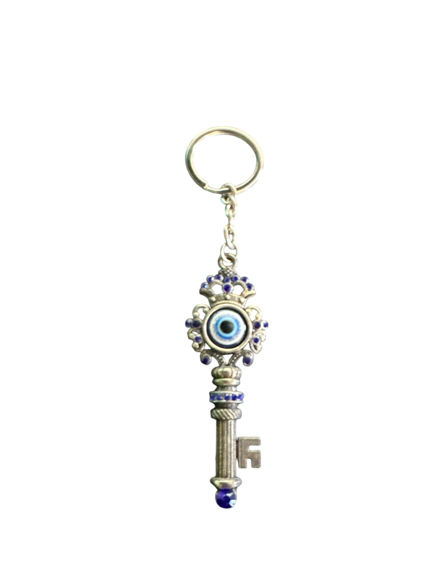 Turkish Eye Keychain with Key