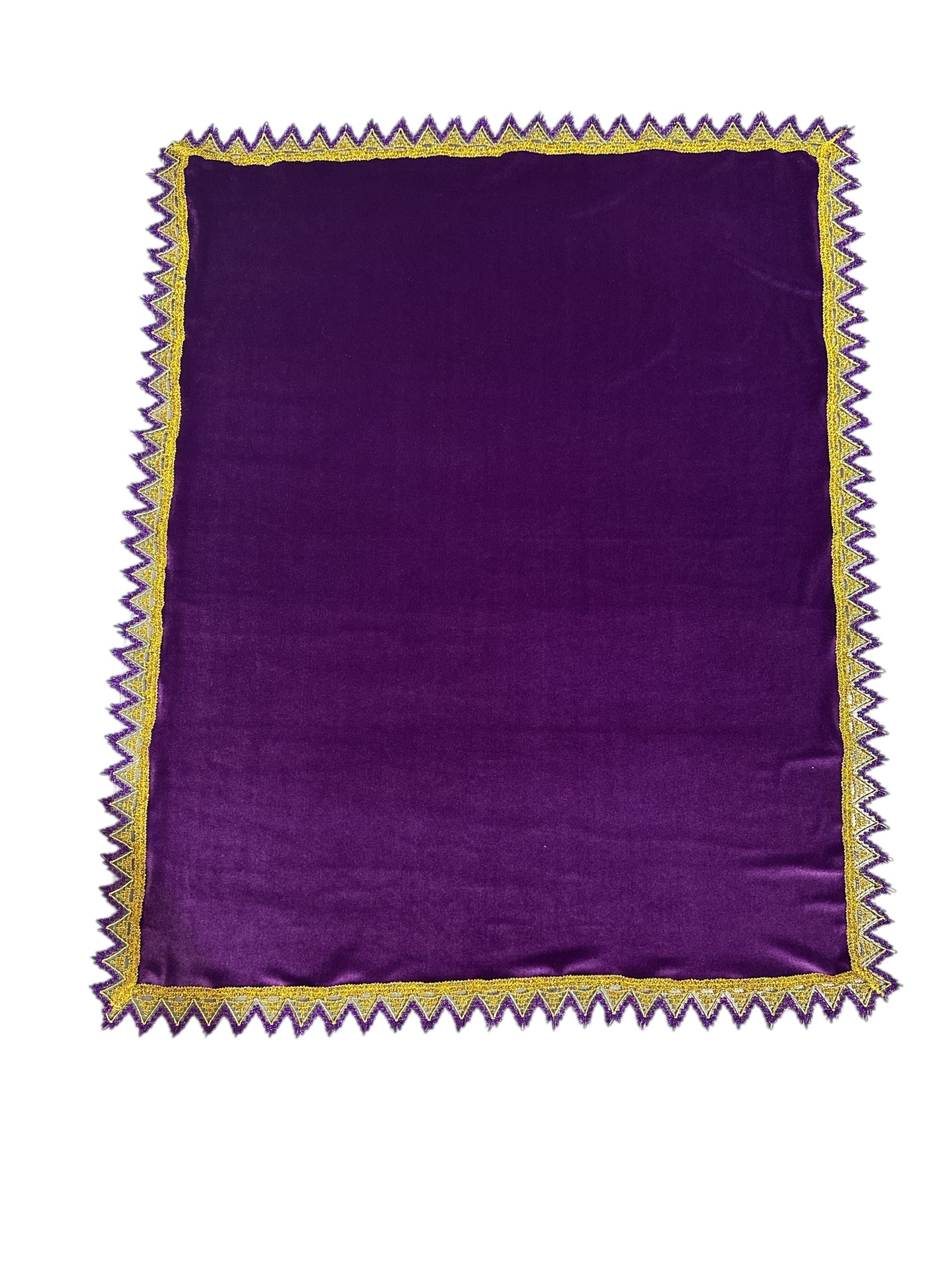 Purple Velvet tablecloth 29"x 36"