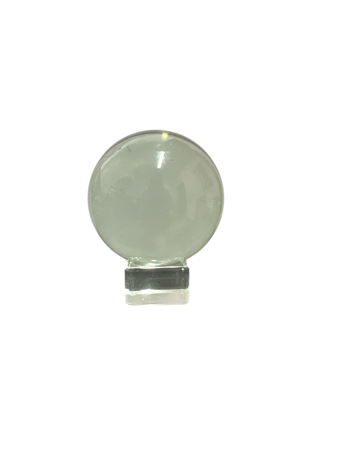 Clear Crystal Divination Ball with Stand 60 mm