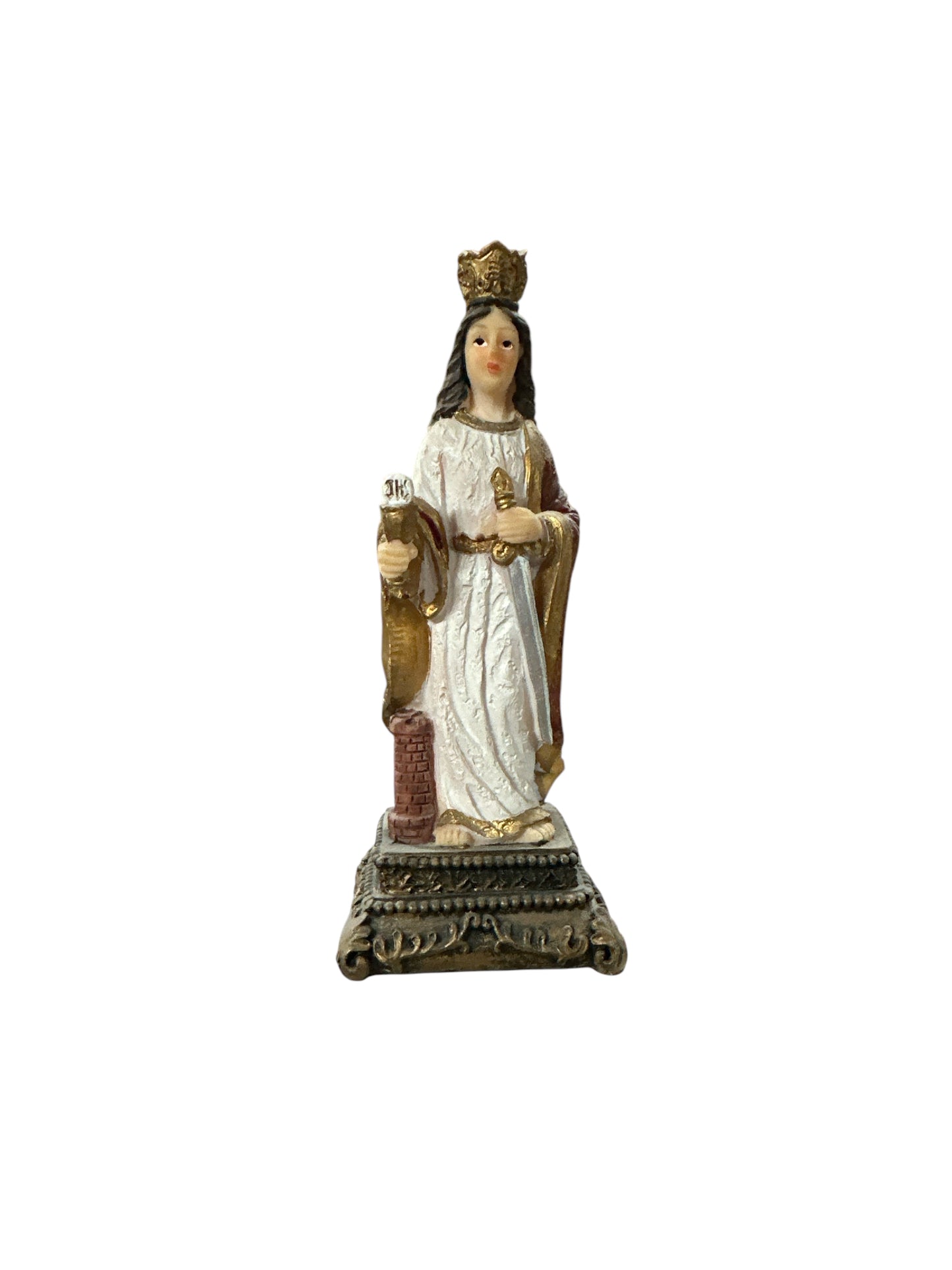 Saint Bárbara statue 5"