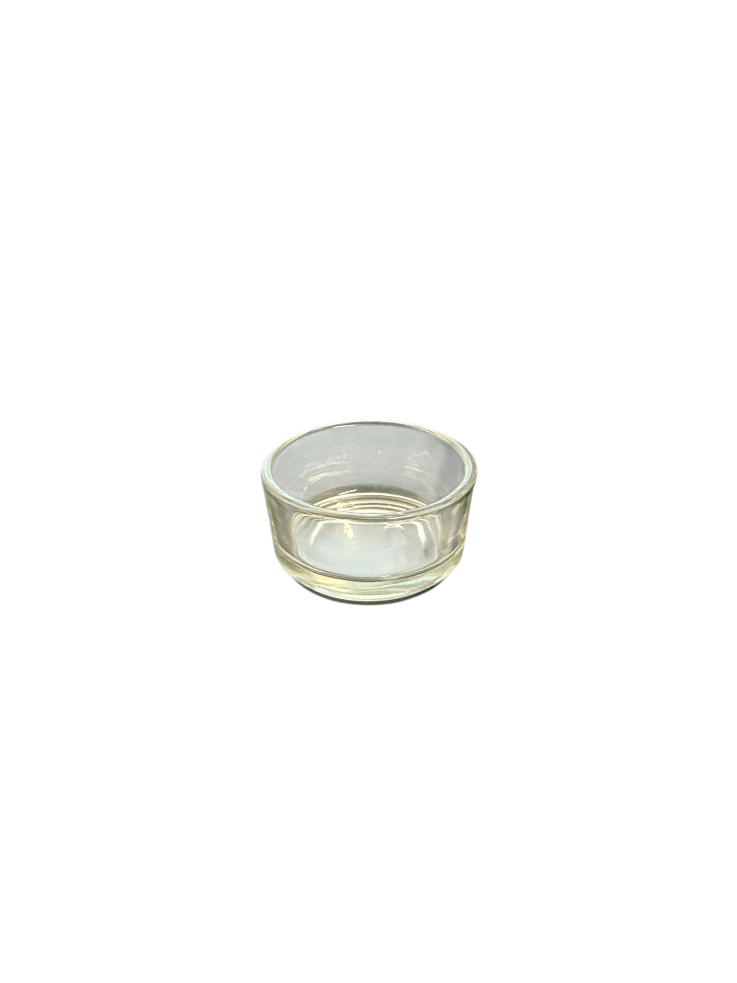 Crystal Glass candle holder 2" diameter