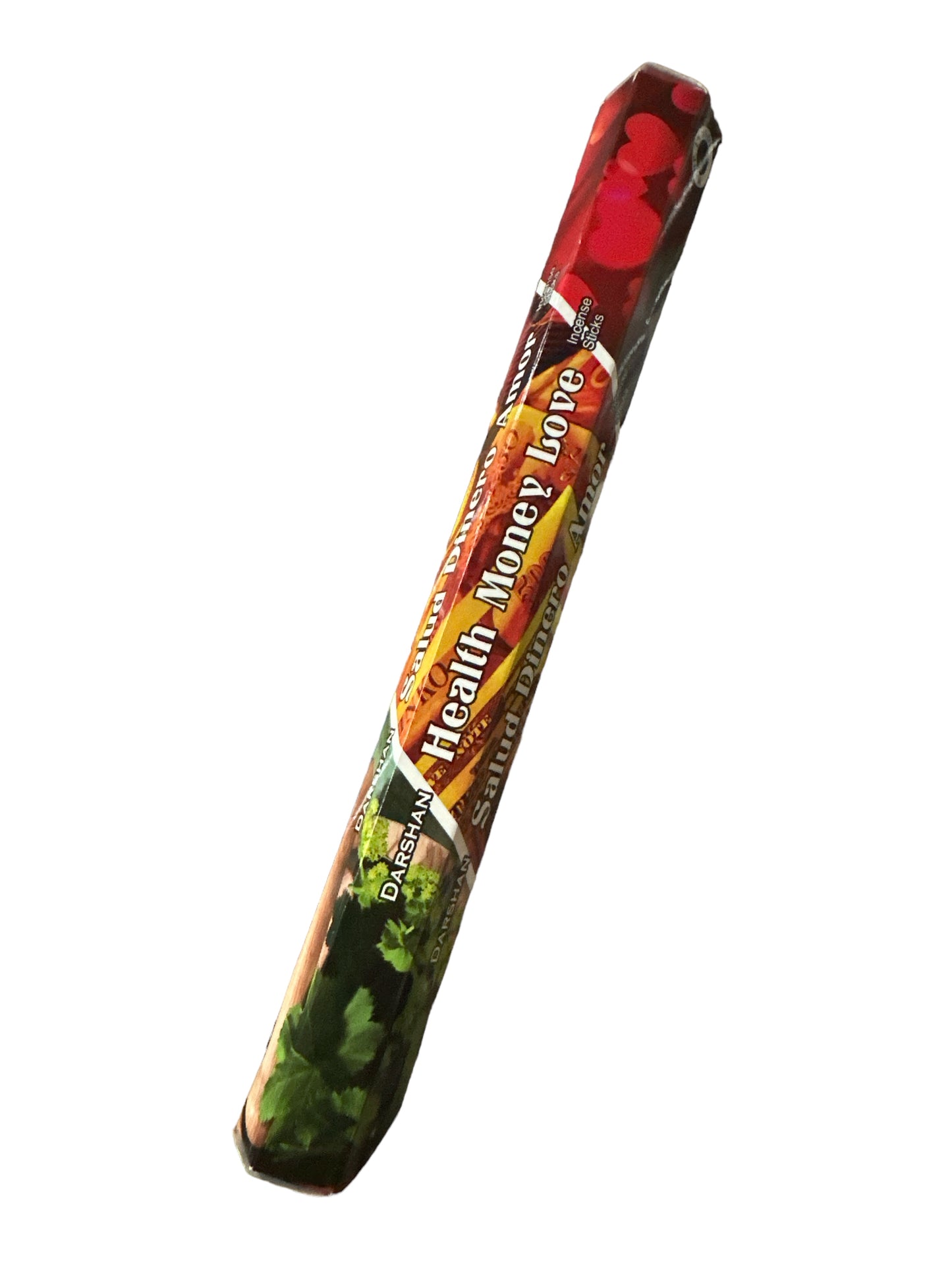 Health, Money, Love stick incense