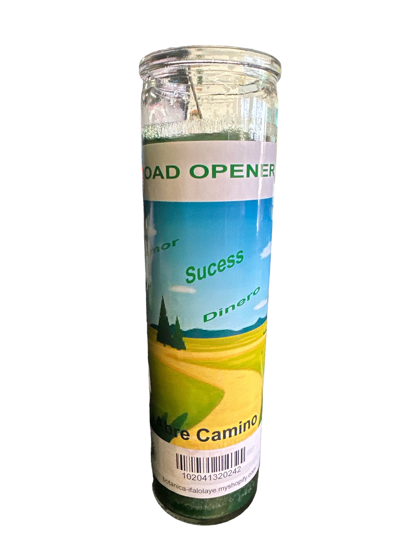 Road Opener Image Candle (12 Units) / Vela Abre Camino (12 Unidades)