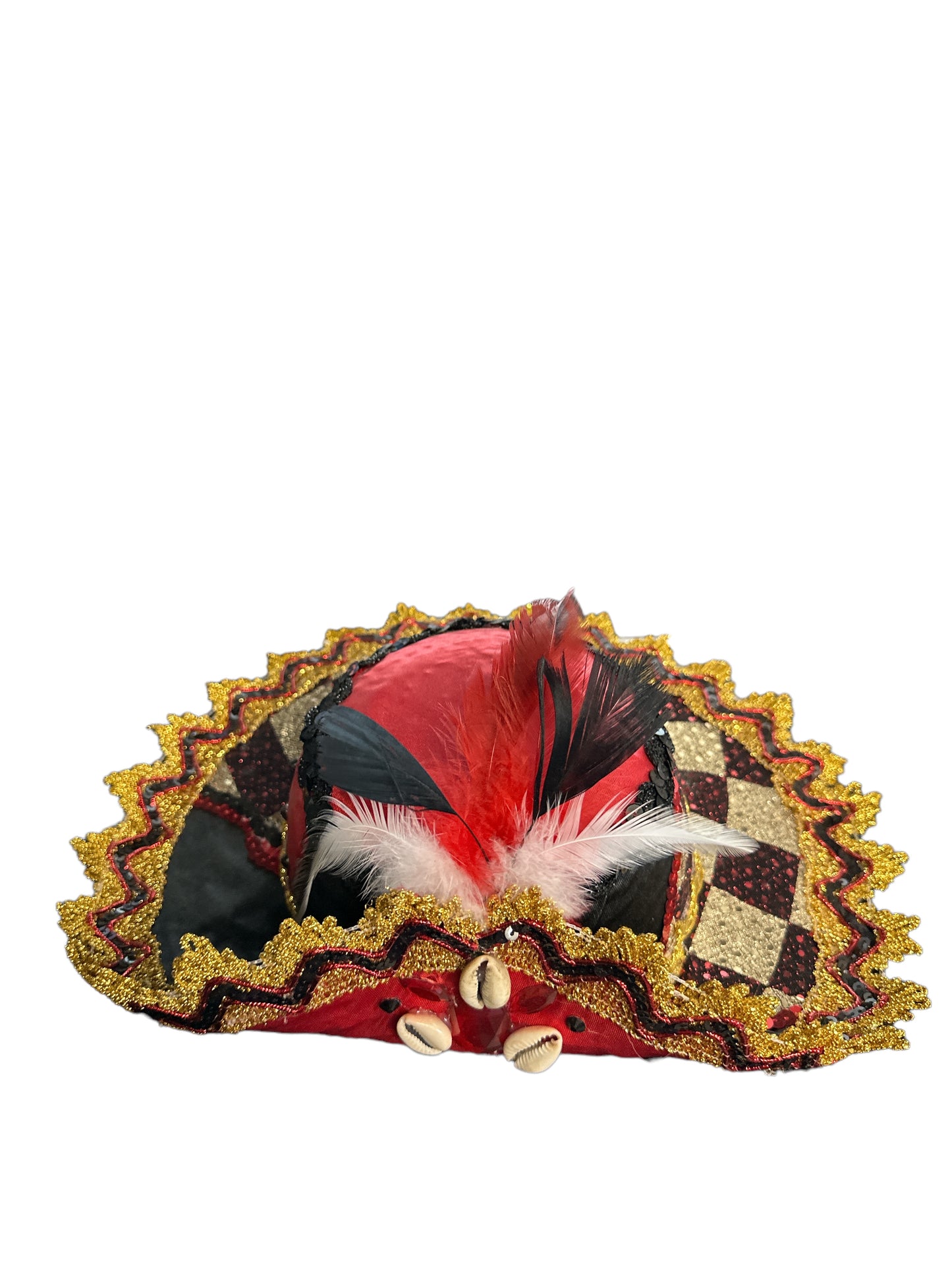Elegua Hat 3"H x 12" W