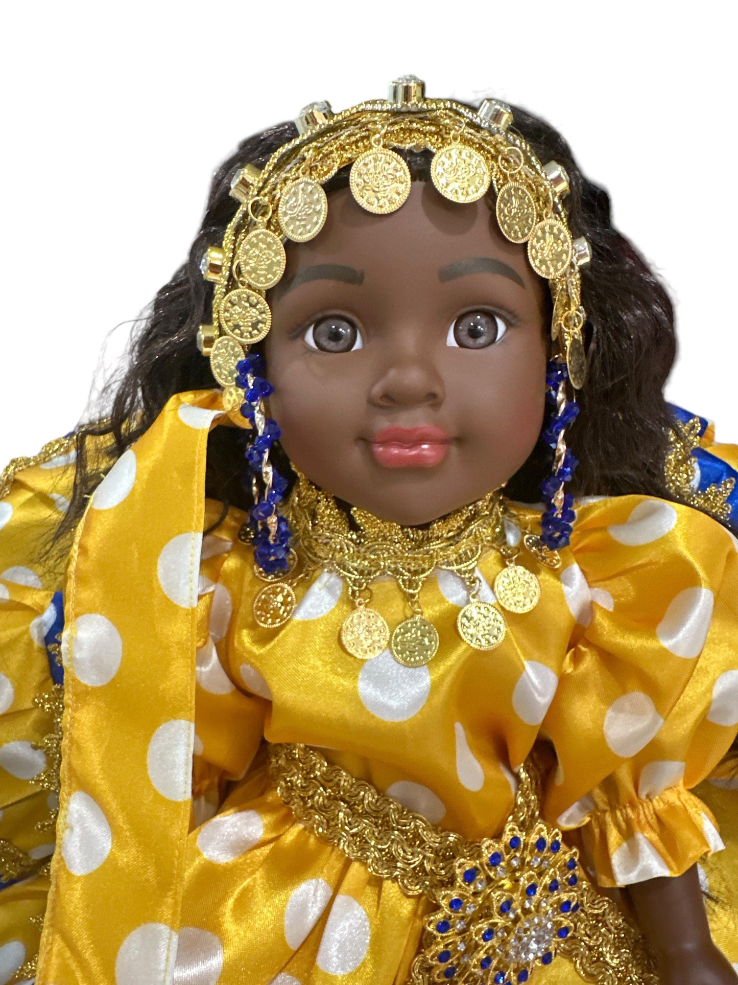 18" Spiritual Doll (Gipsy/ two waters Yemaya and Ochun)