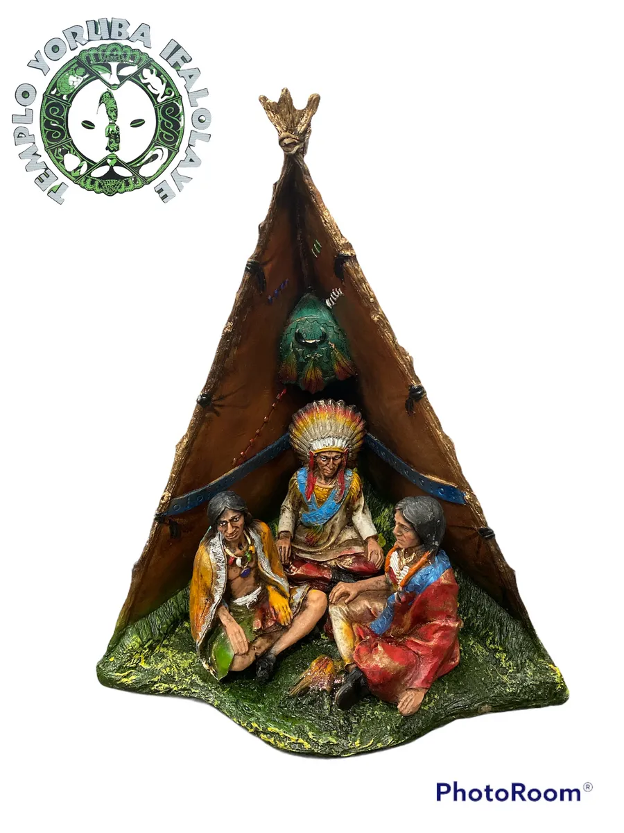 Indian Tipi 16"X 15"