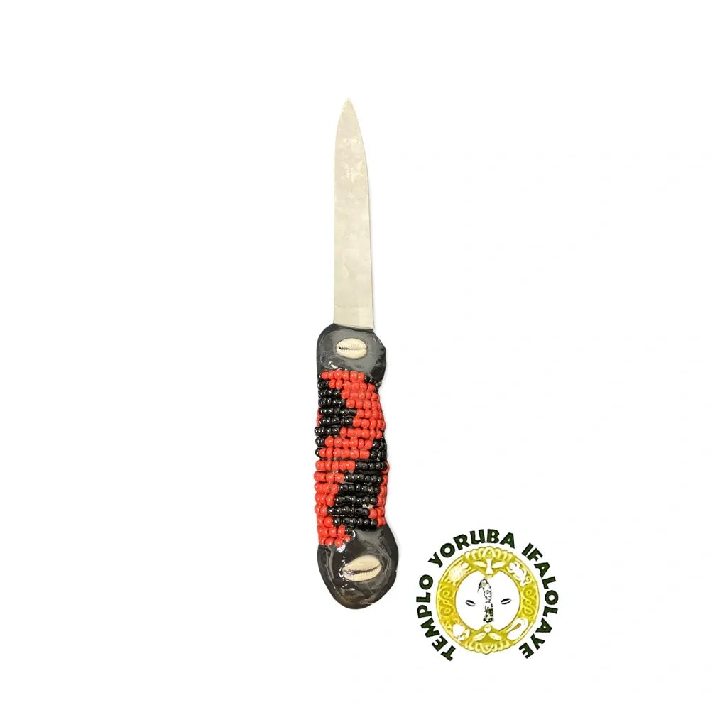 Beaded knife for Elegua 10"