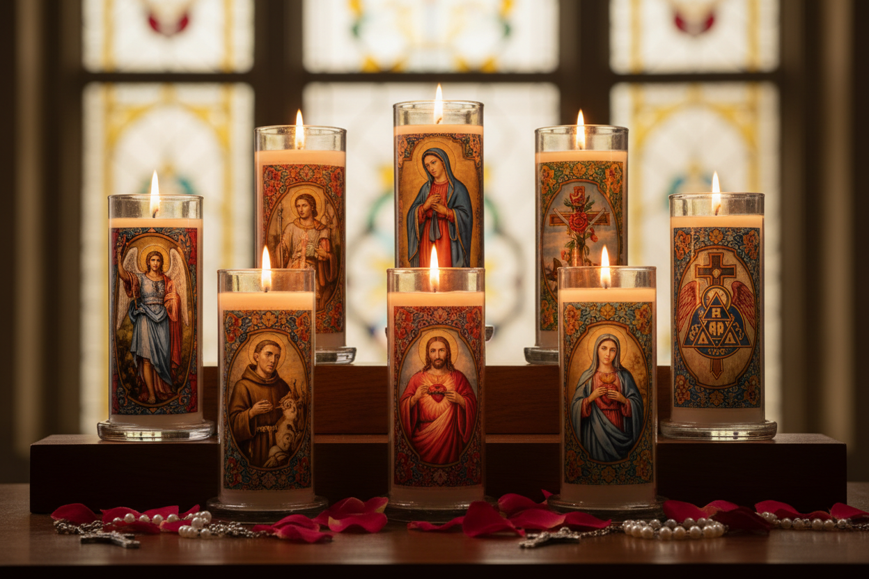 7 Days Catholics Candles