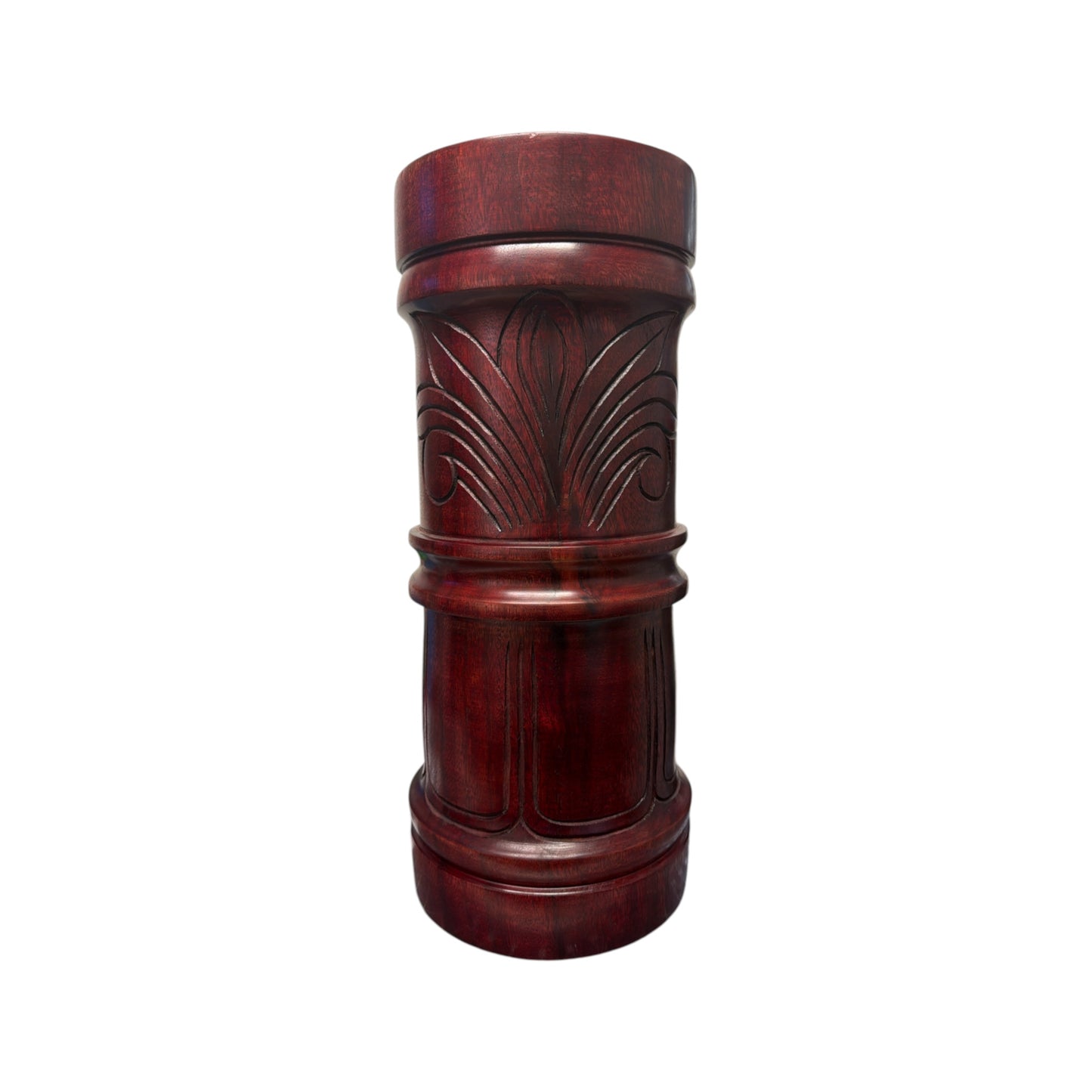 Carved Wooden Pestle (Pilon) 22"H x 9" W