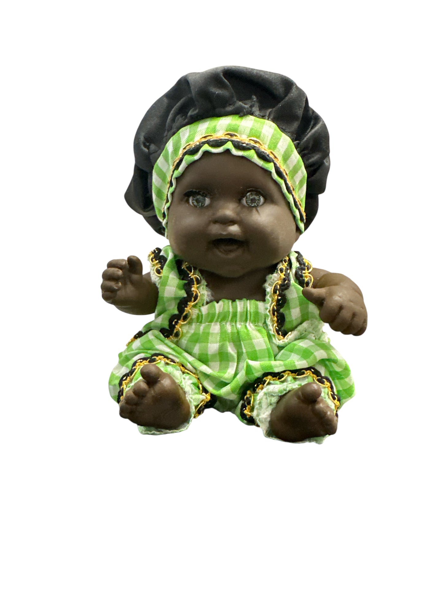 6" Baby dressed in Green and Black (Ogun)