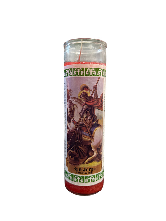8" Saint George candle