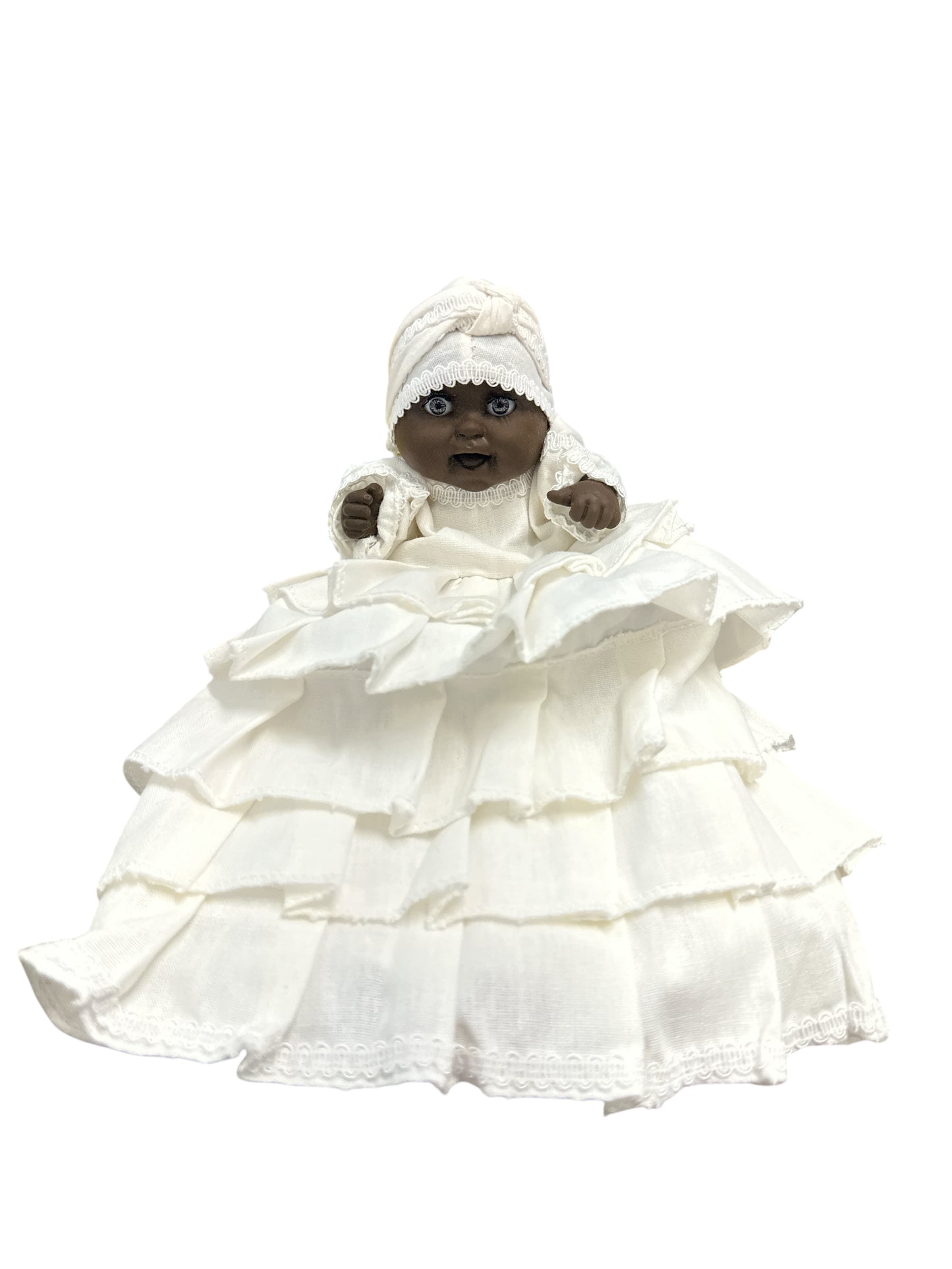 6" Spiritual doll dressed in White  (Ibeyi)