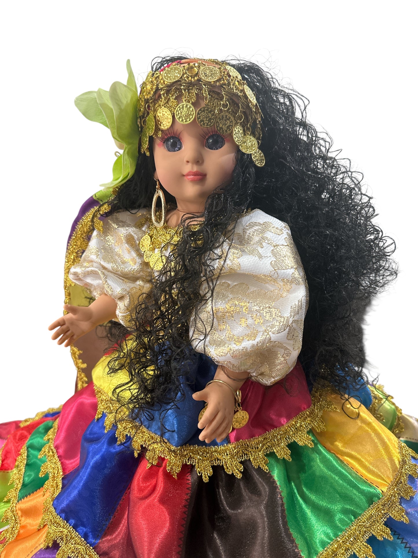 Multicolor Gipsy Spiritual Doll 17"