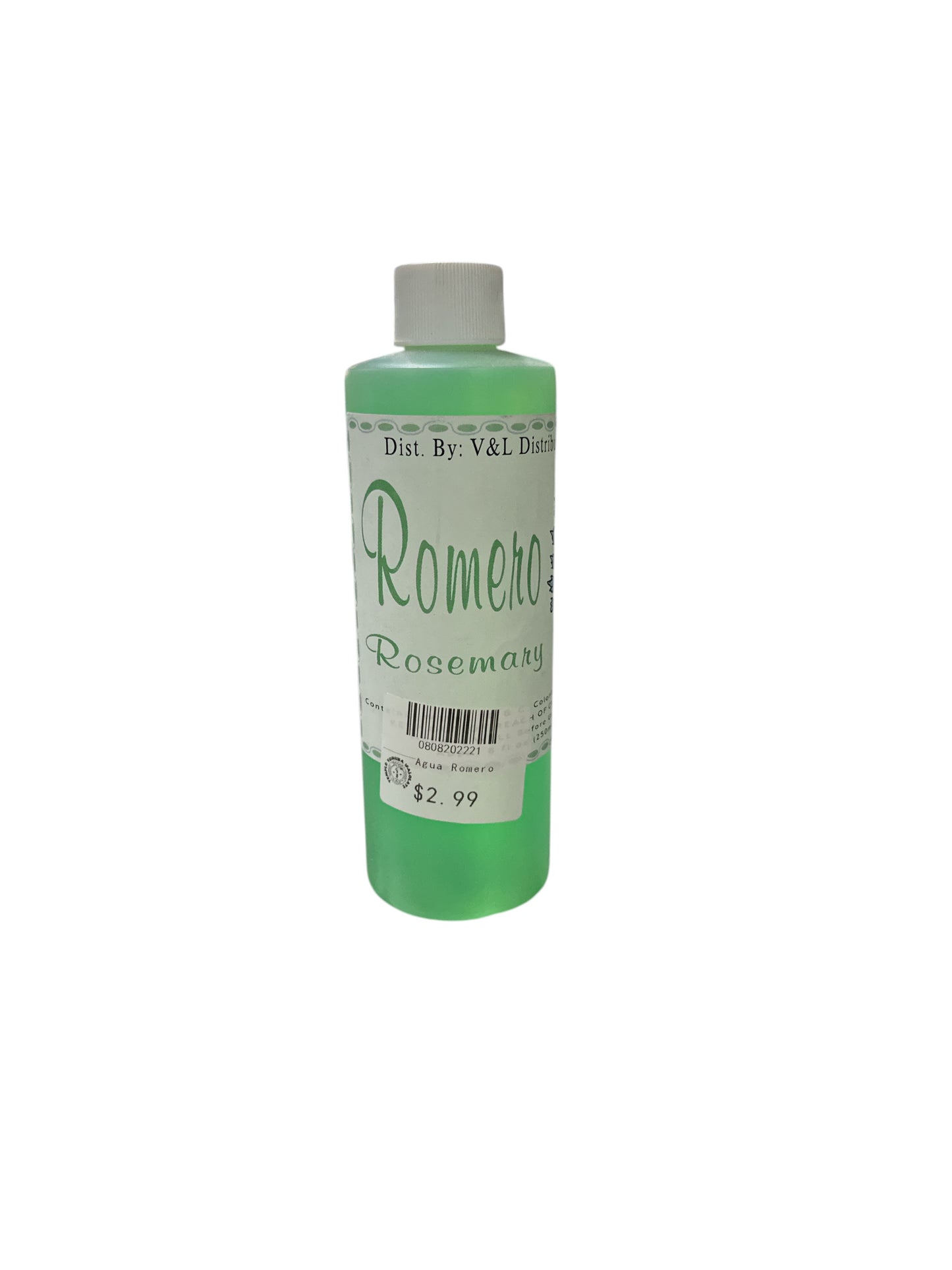 Rosemary water 8 oz/ Agua Romero