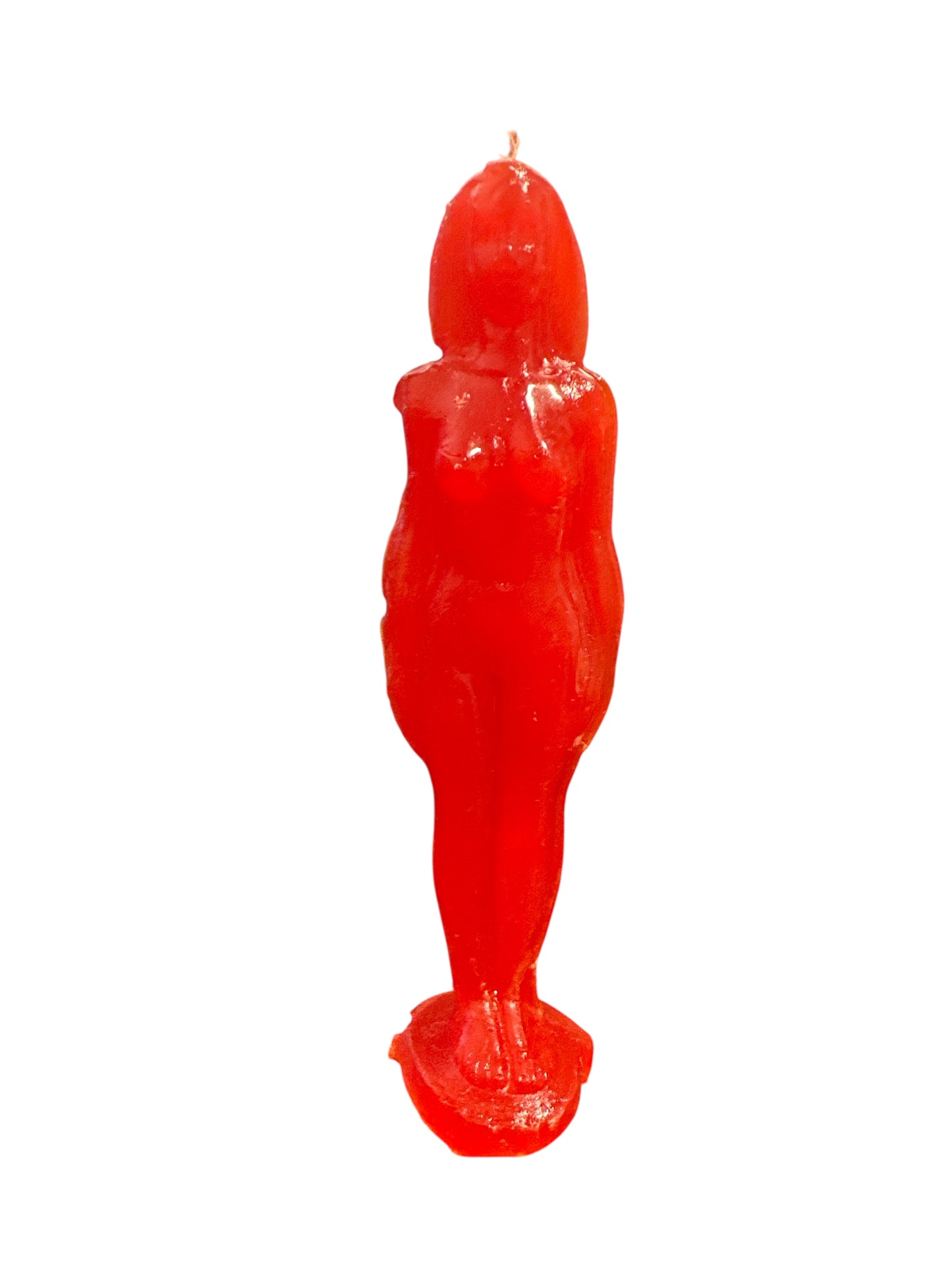 7" Candle figure of a woman