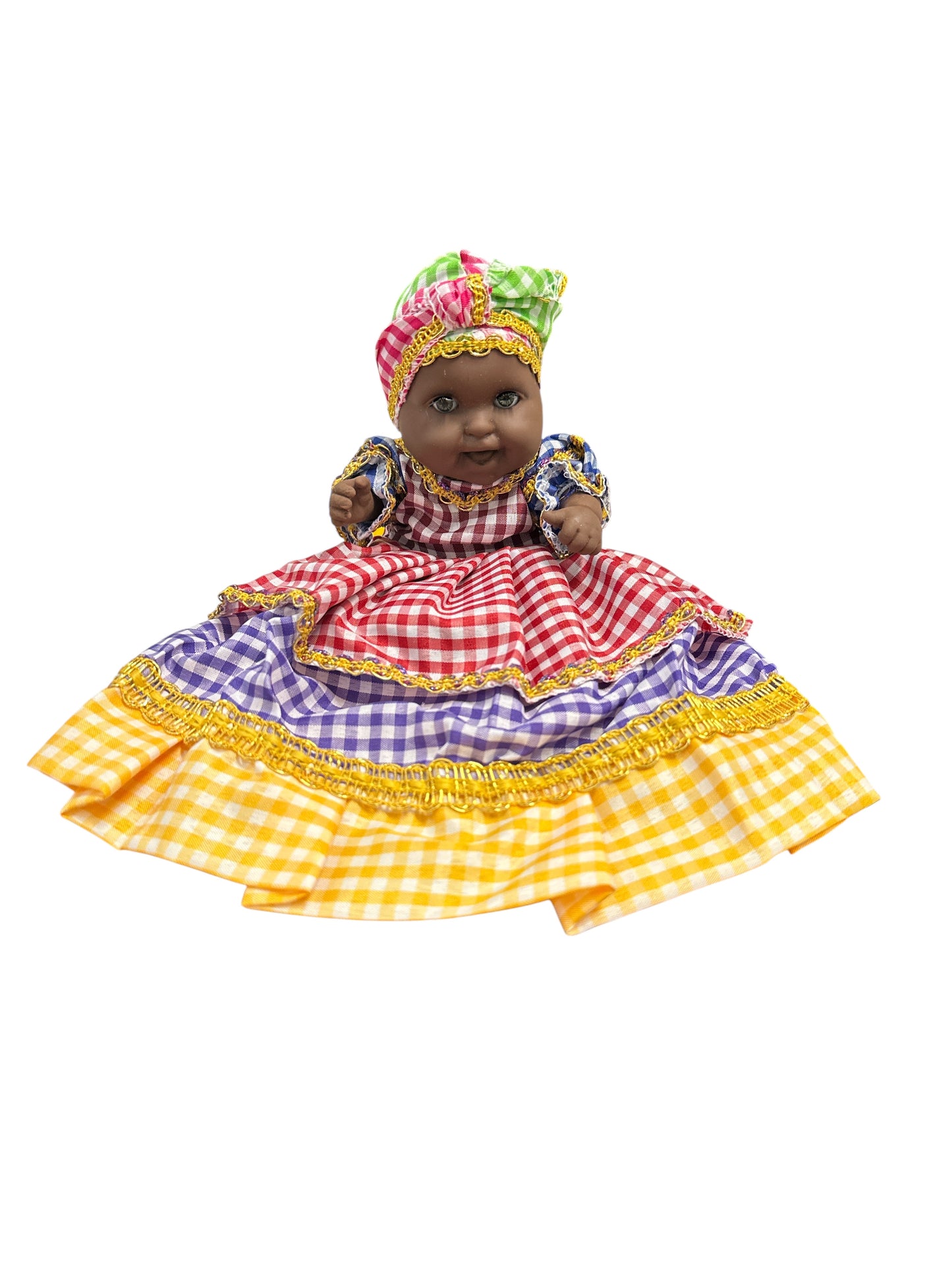6" Spiritual doll dressed  in 7 Colors (Egun/ Ancestor)