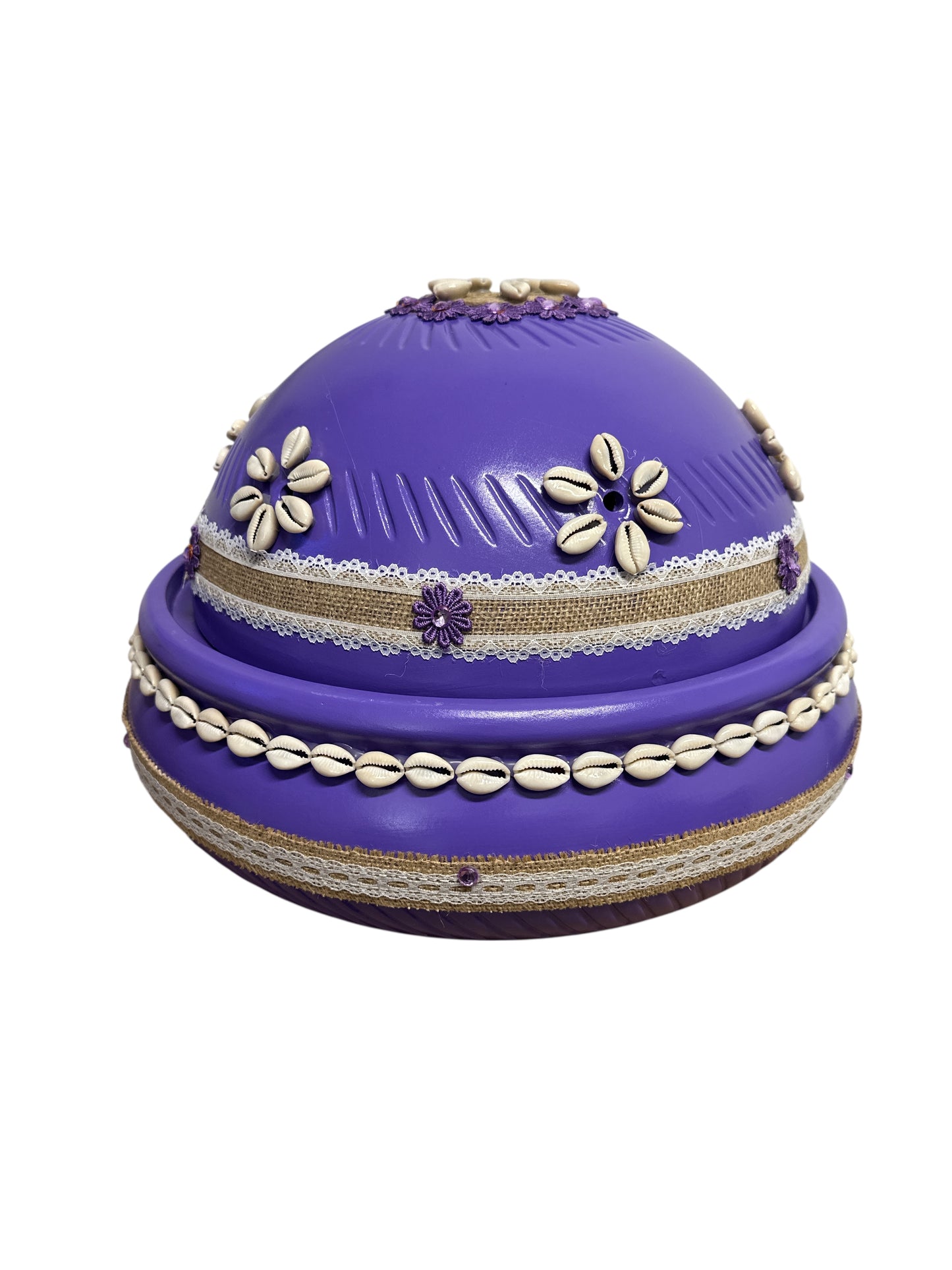 Saint Lazarus Clay Casserole 9'H x 14" W