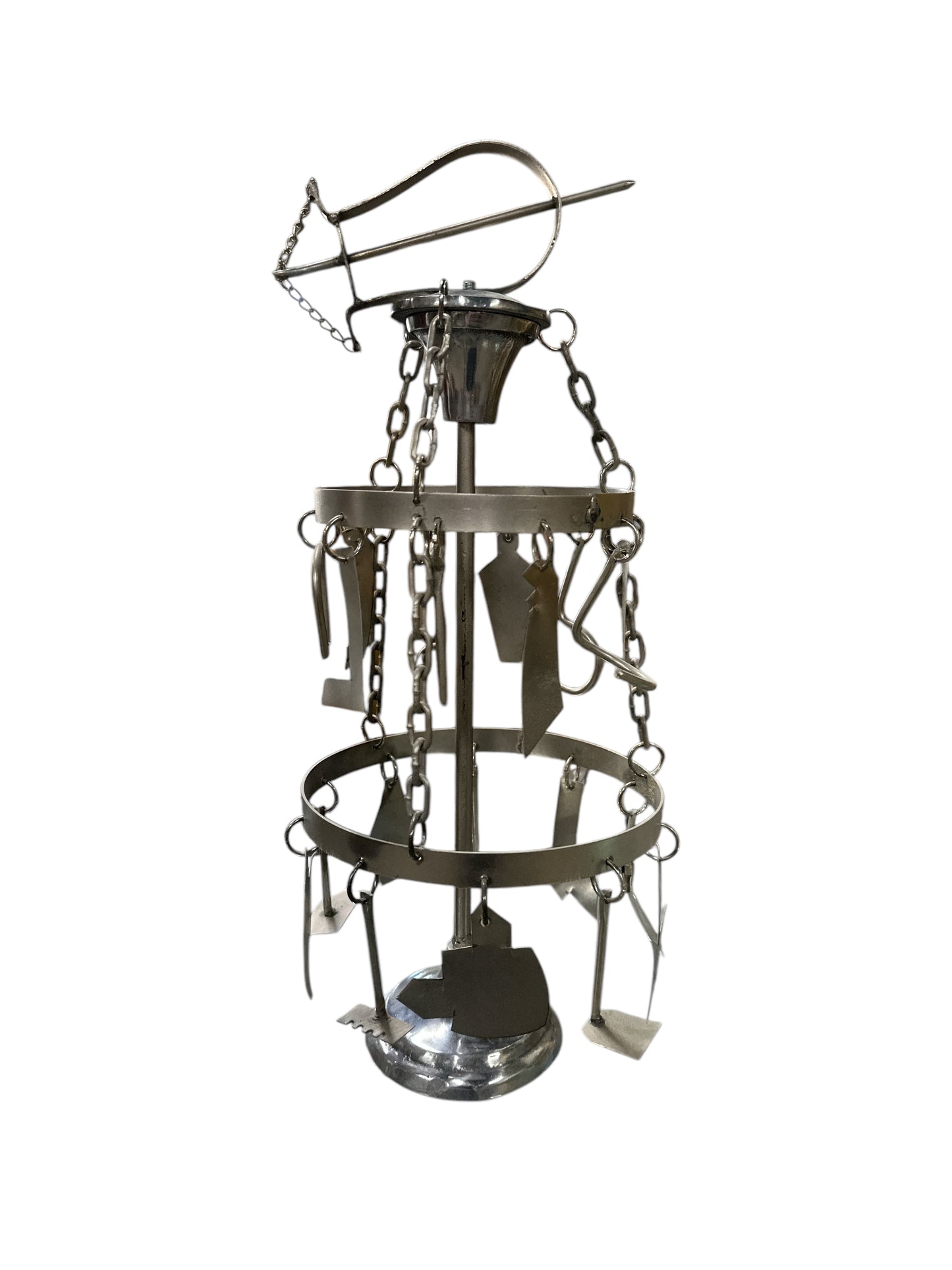 Silver Chiviriqui 18”H x 8”W