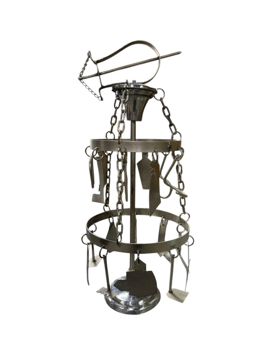 Silver Chiviriqui 18”H x 8”W