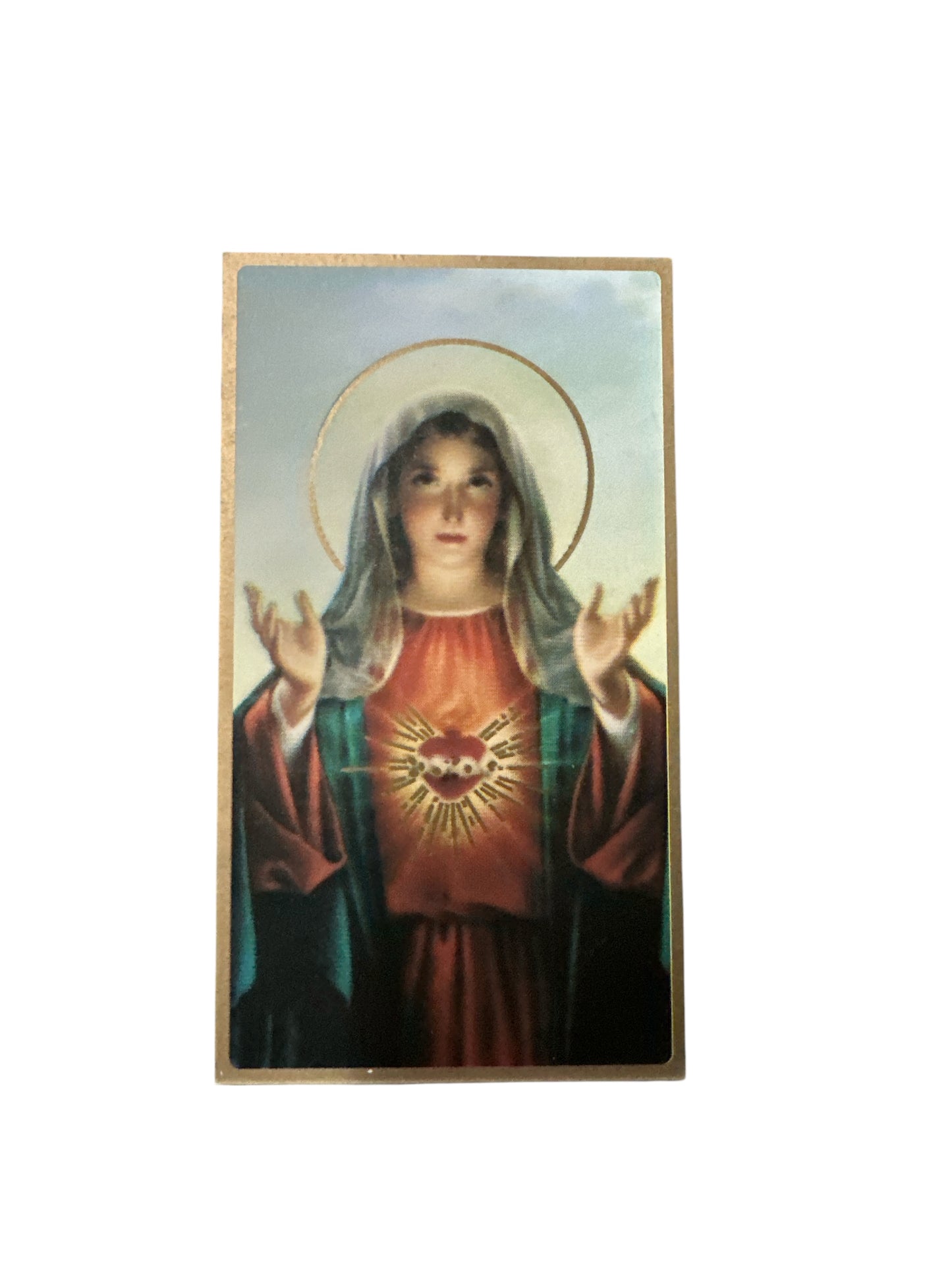 Prayer Card  María Santísima 4"x 2"