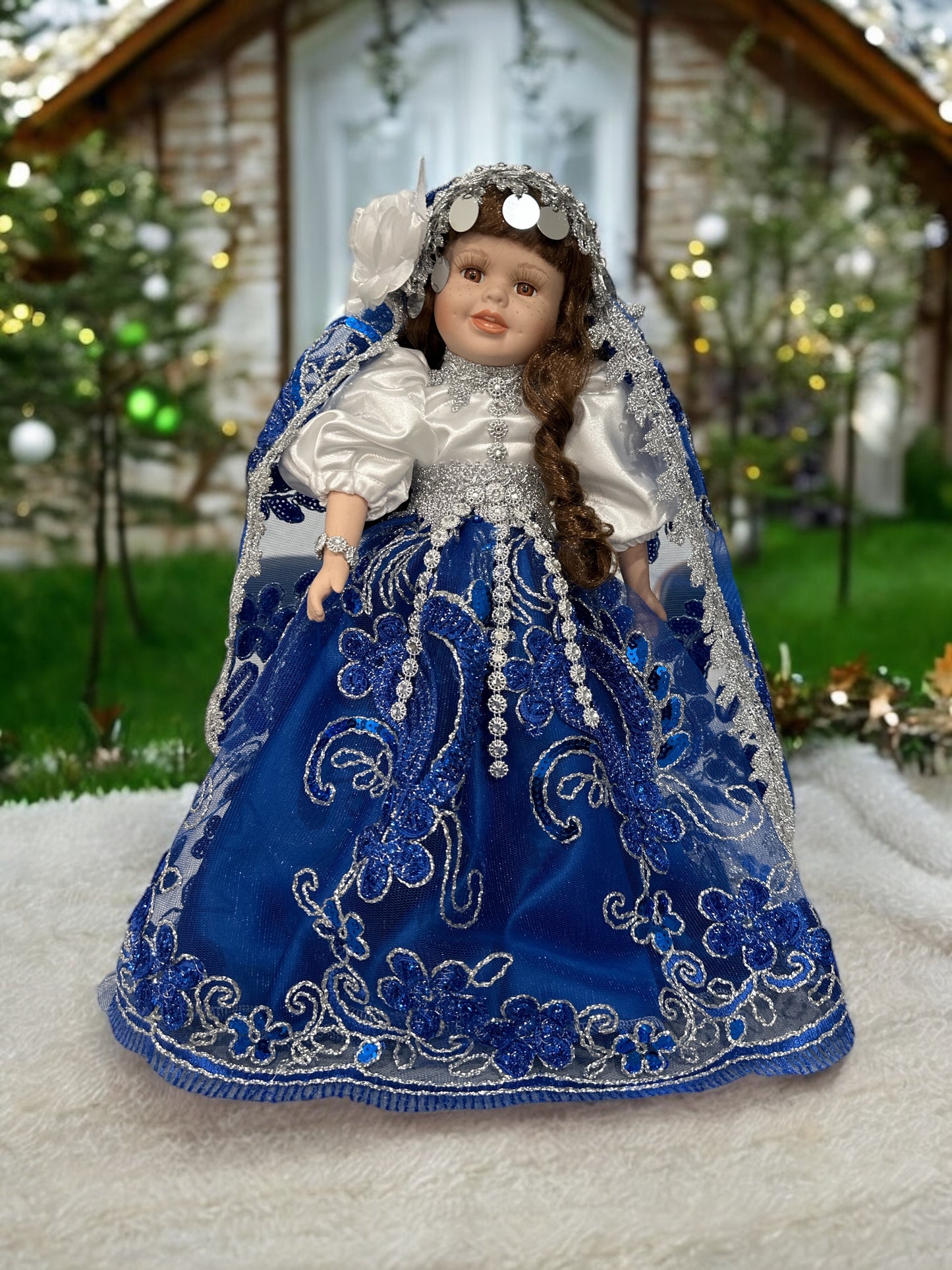 Muńeca Yemaya, Gitana porcelana 14”