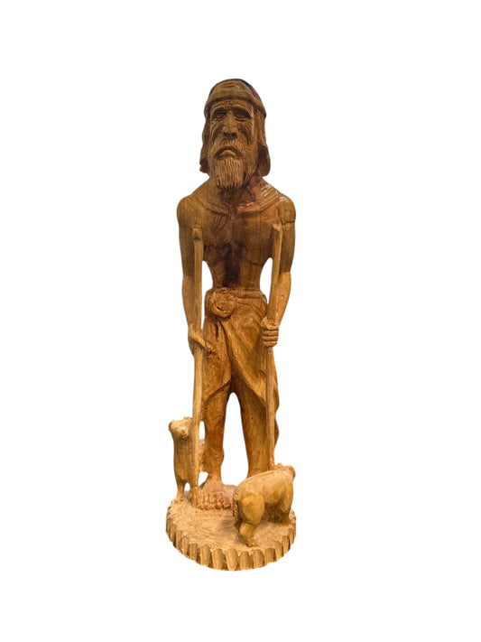 Wood Image of Saint Lazarus 16”