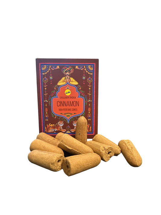 Cinnamon incense backflow Cones from India