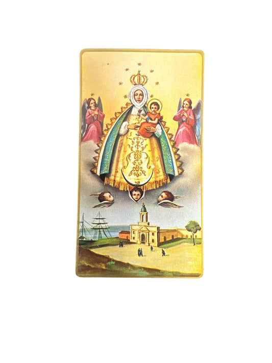 Prayer Card Our Lady of Regla 4"x 2"