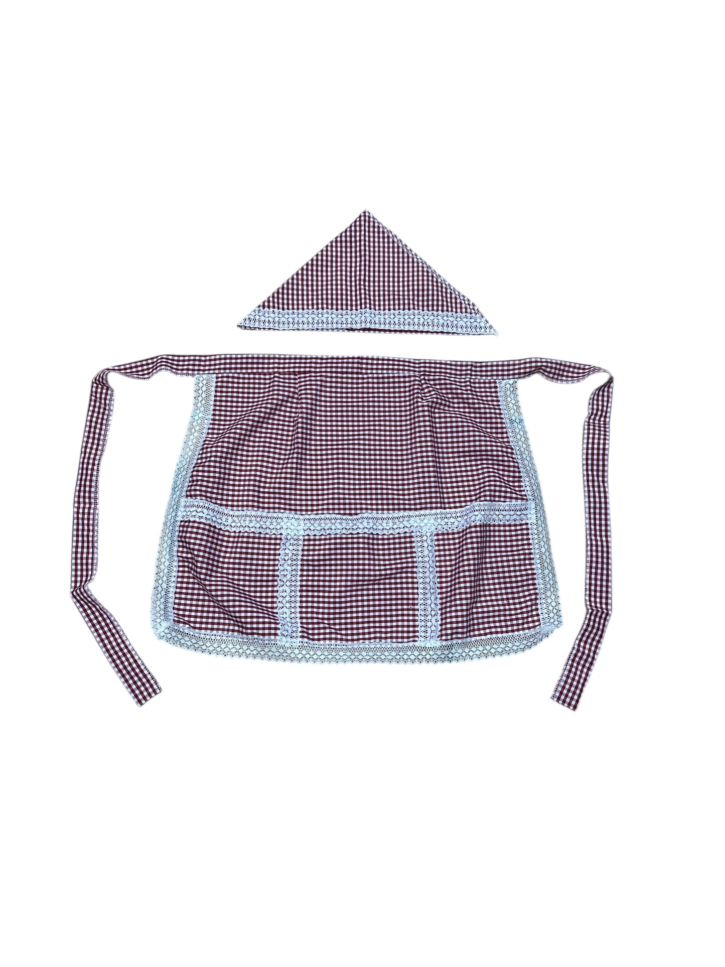Gingham Apron and Keel