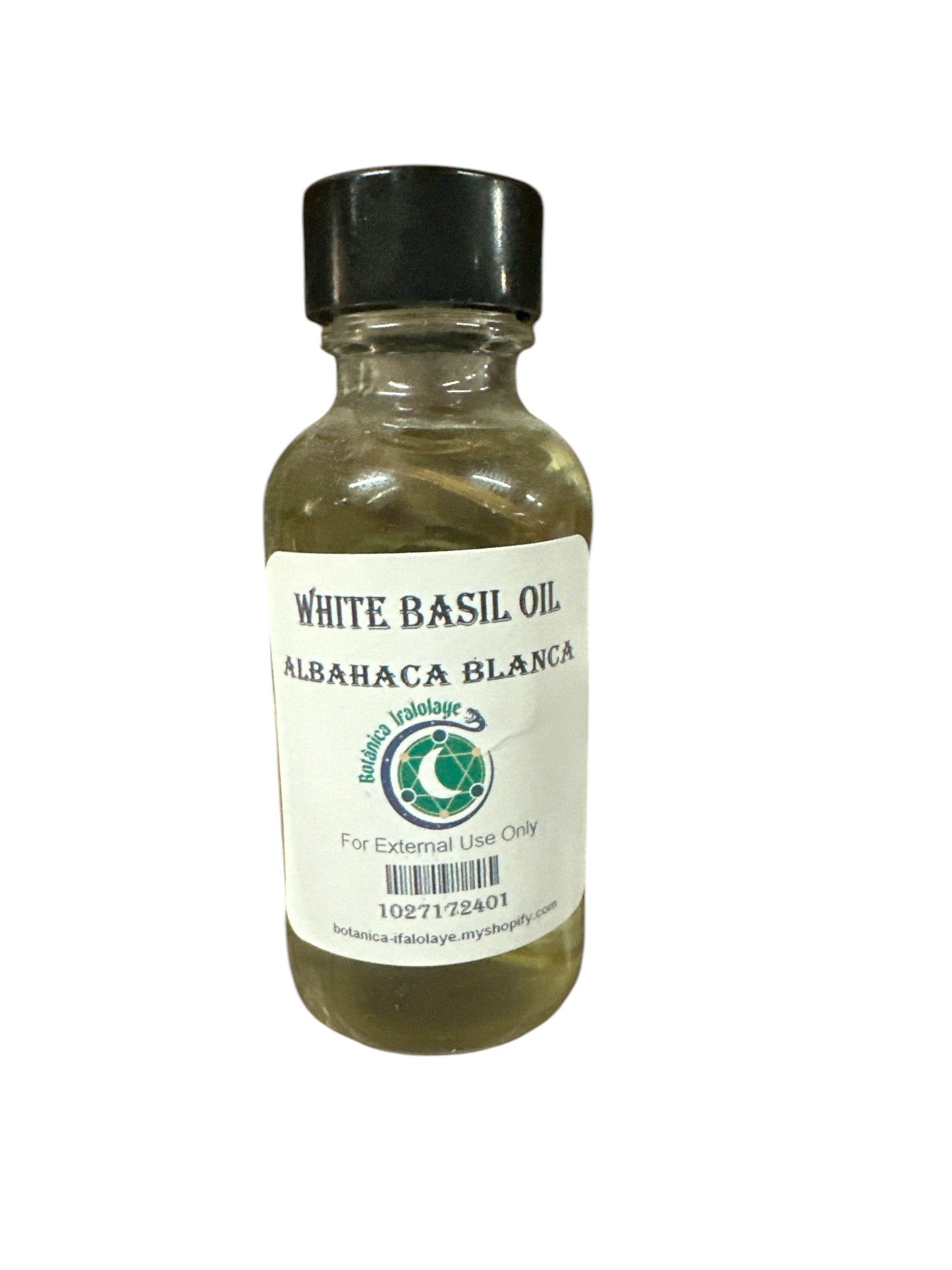 Aceite Natural Albahaca Blanca 1 oz